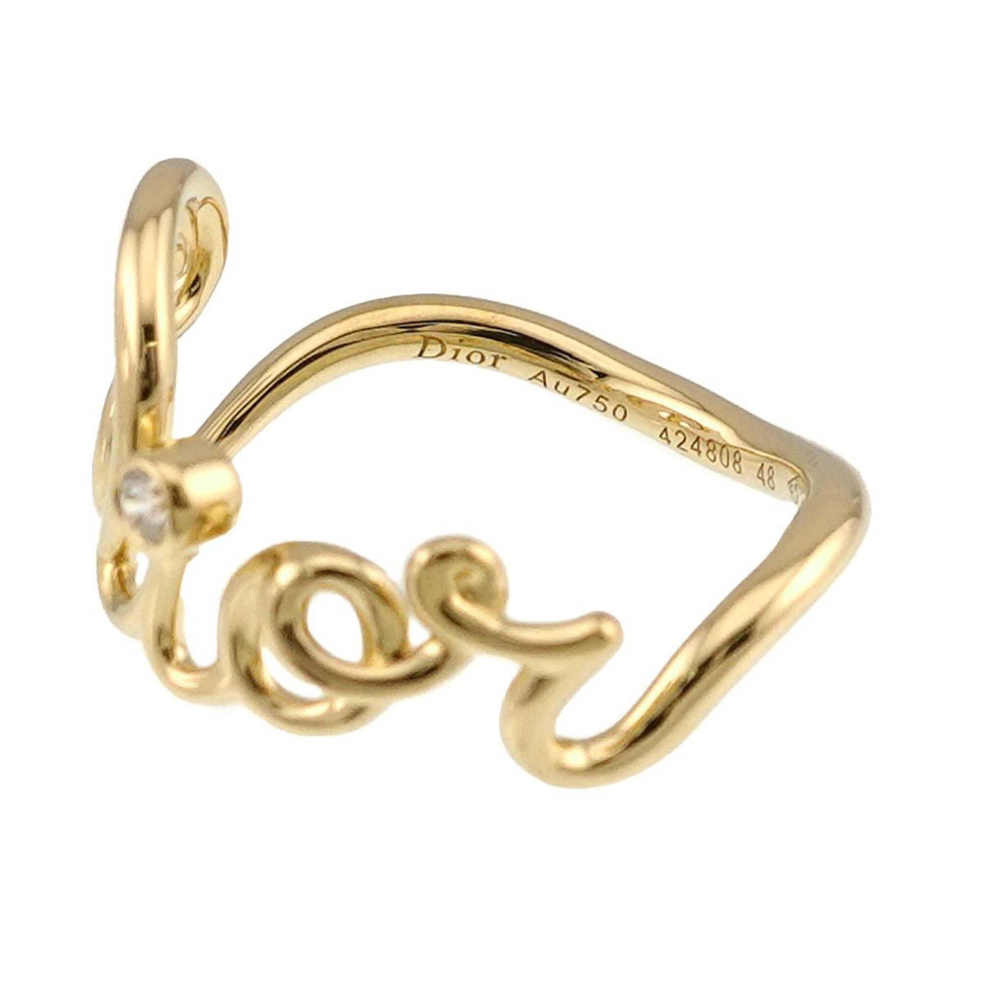 Christian Dior Yellow Gold Yellow Gold (18K) Band Ring (Pre-Owned)