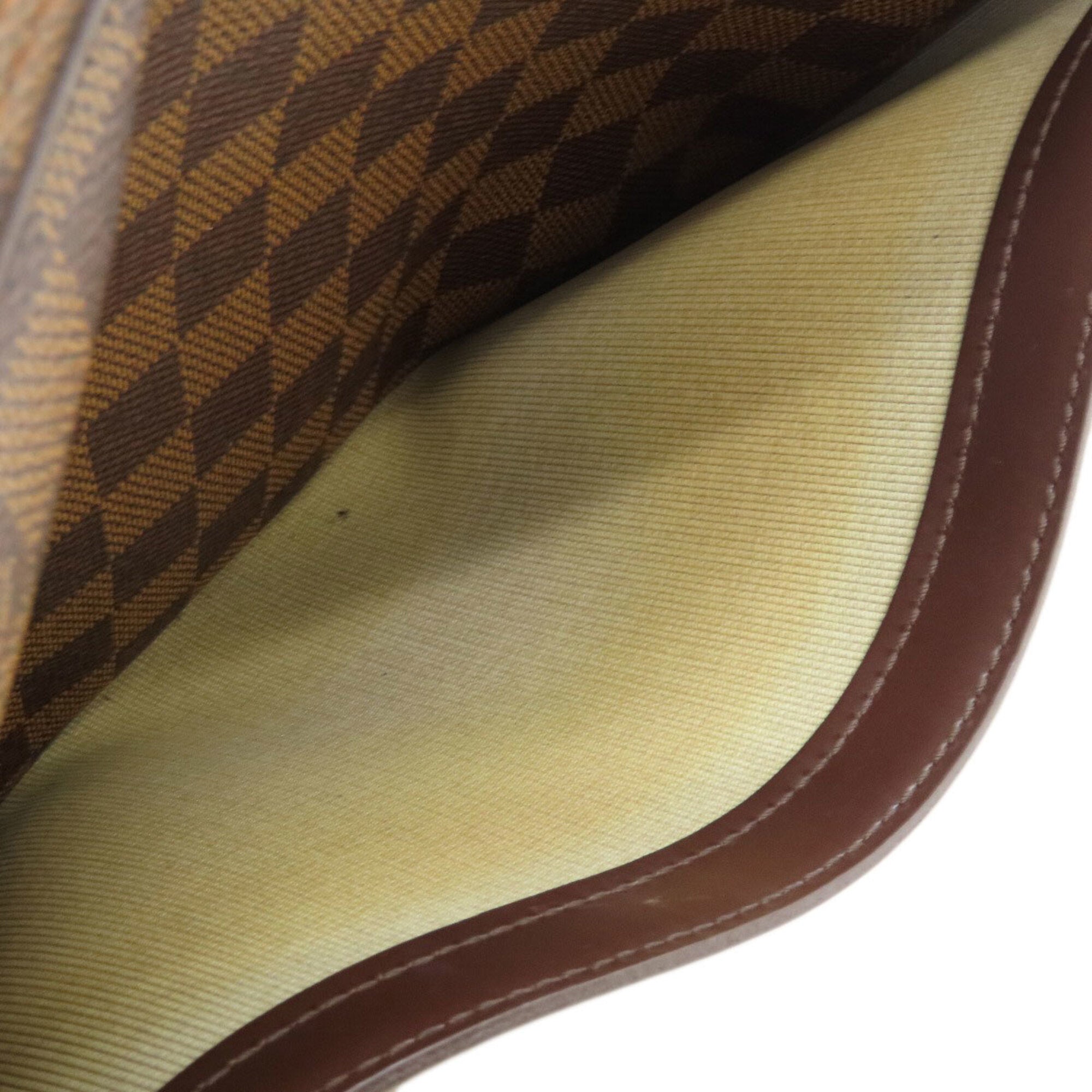 Louis Vuitton Damier Canvas Ebene Damier Canvas Shoulder Bag (Pre-Owned)