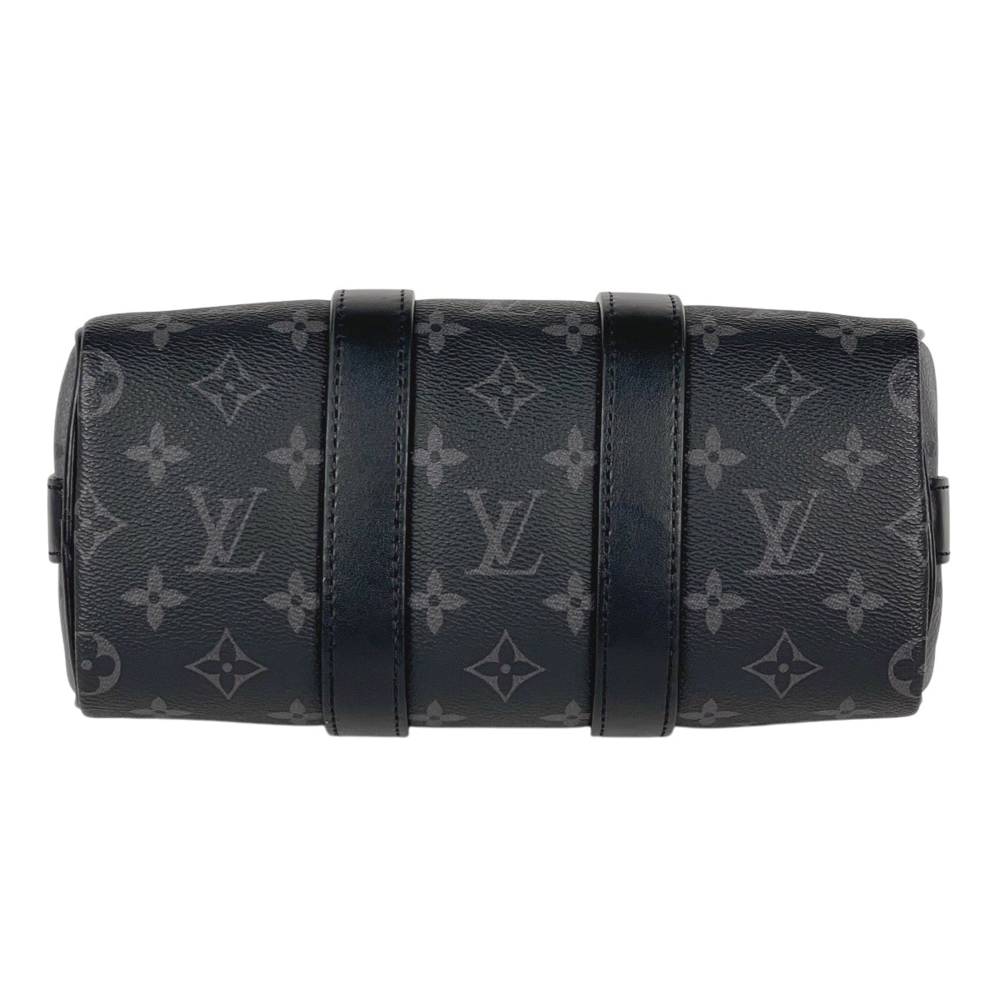 Louis Vuitton Black Gray Monogram Eclipse Noir Monogram Eclipse Tote Bag (Pre-Owned)