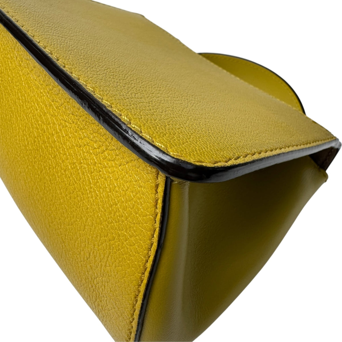 Jimmy Choo Yellow Leather Handbag Shoulder Bag (Pre-Owned)