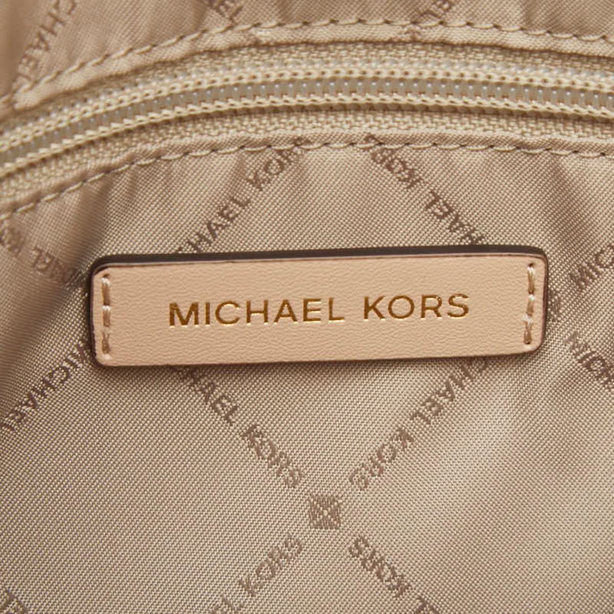 Michael Kors Beige Leather Tote Bag (Pre-Owned)