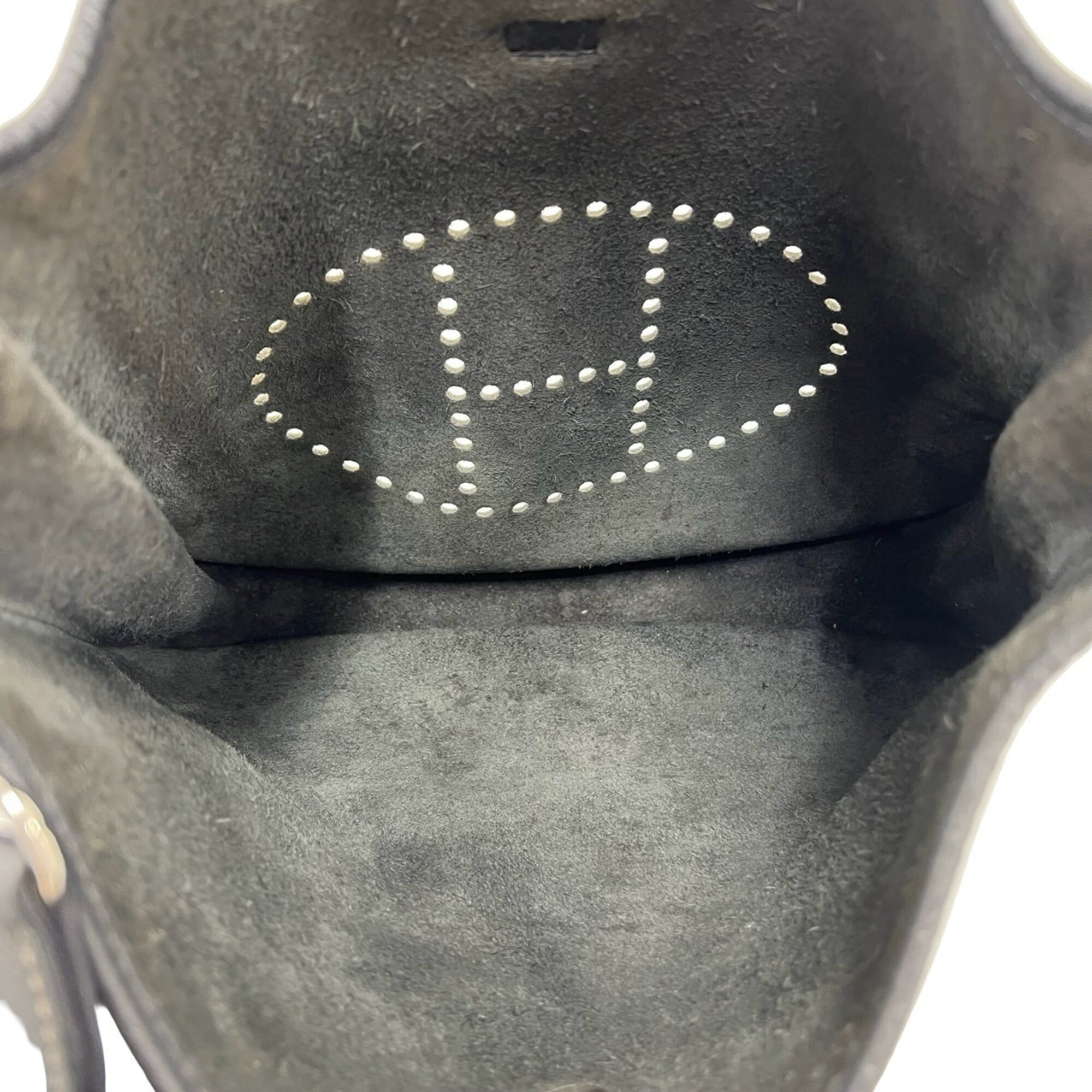 Hermes Gray Fjord Leather Shoulder Bag (Pre-Owned)