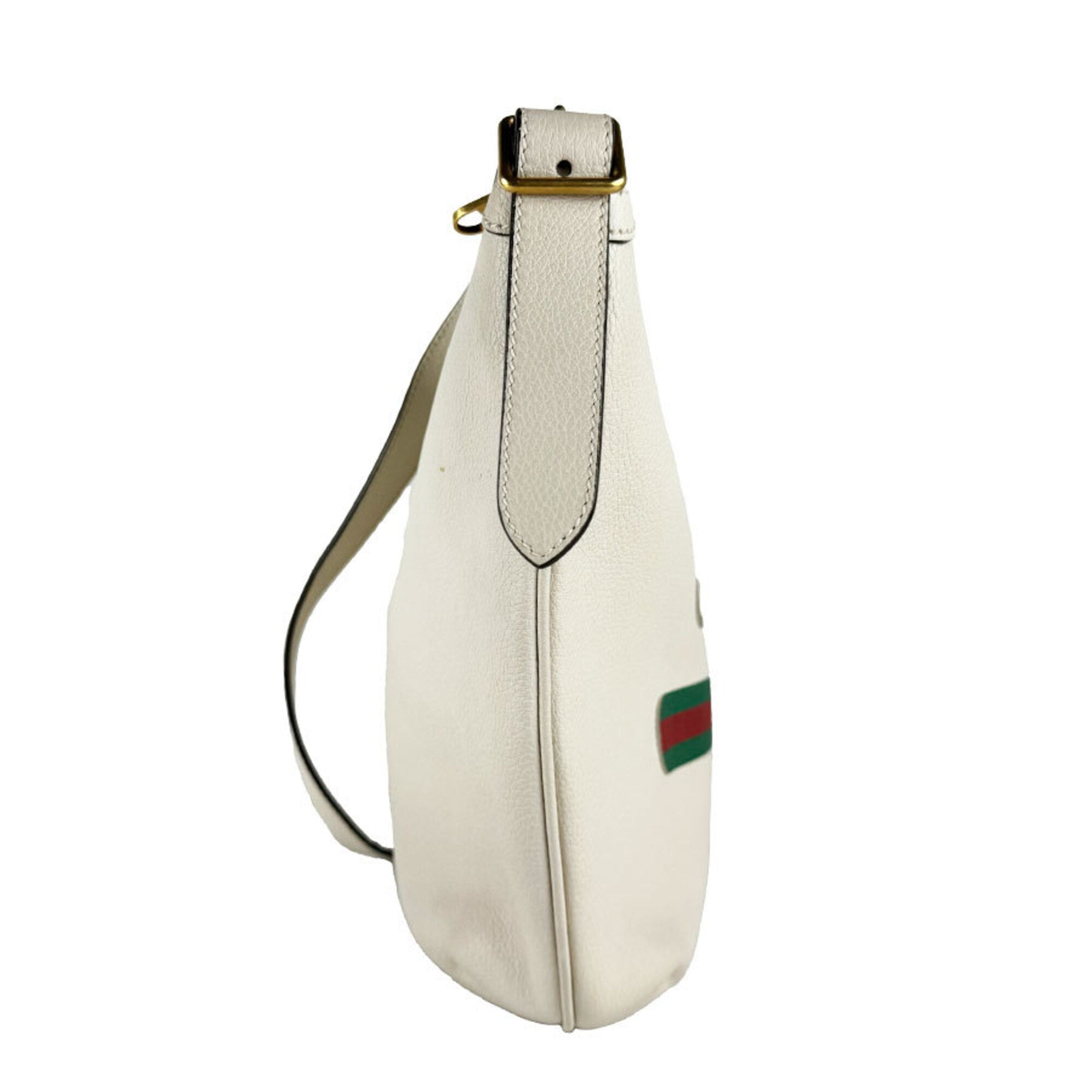 Gucci Ivory Leather Shoulder Bag (Pre-Owned)