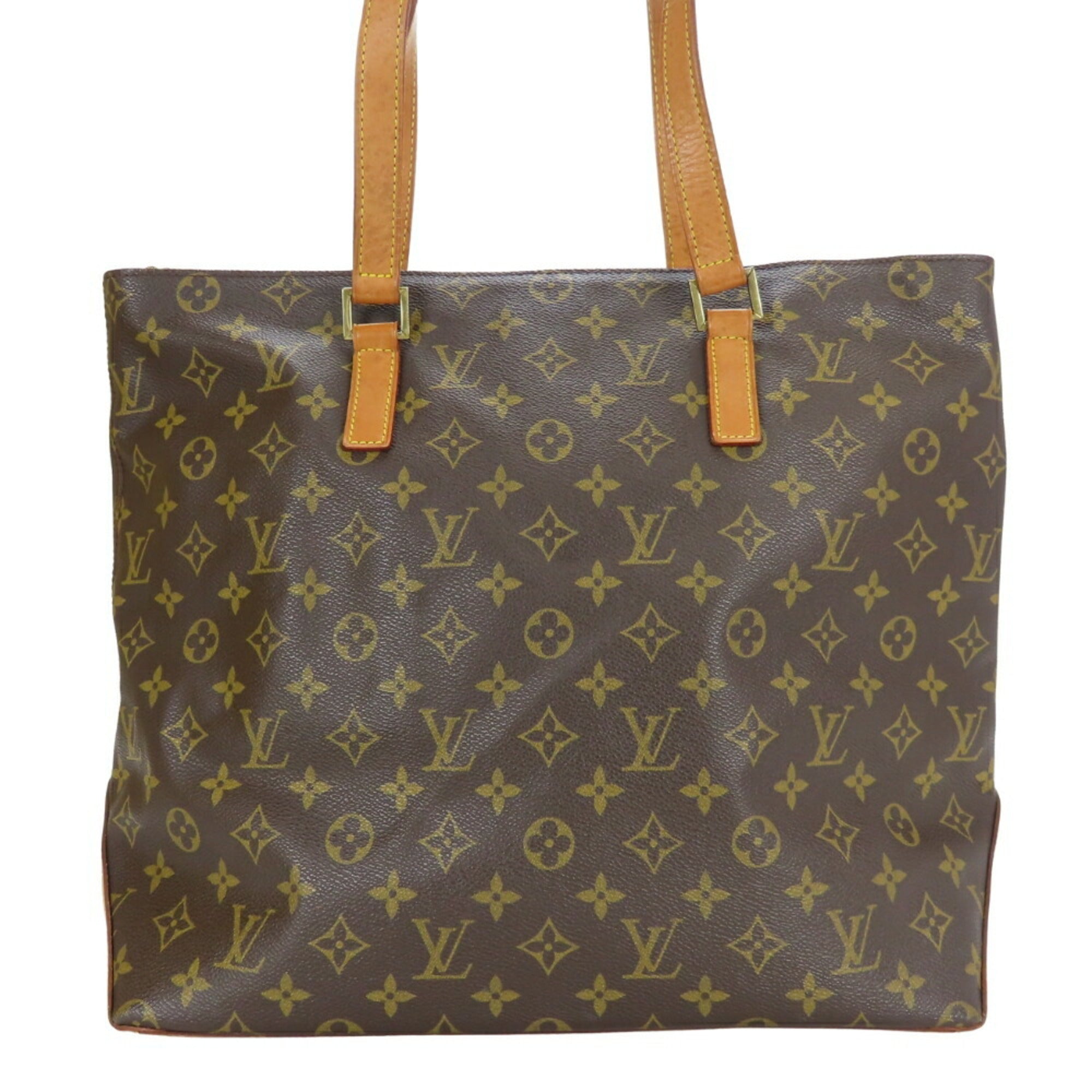 Louis Vuitton Brown Monogram Leather Tote Bag (Pre-Owned)