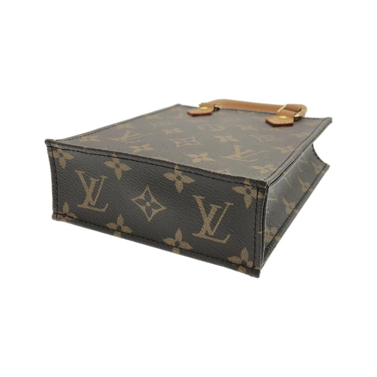 Louis Vuitton Marron Monogram Coated Canvas Handbag (Pre-Owned)