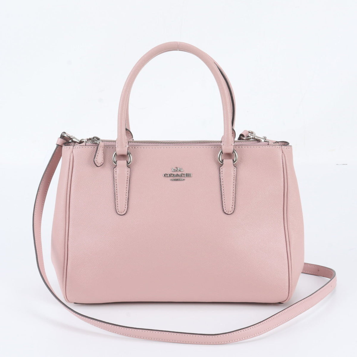 Coach Pink Leather Crossbody Bag Handbag Shoulder Bag (Pre-Owned)
