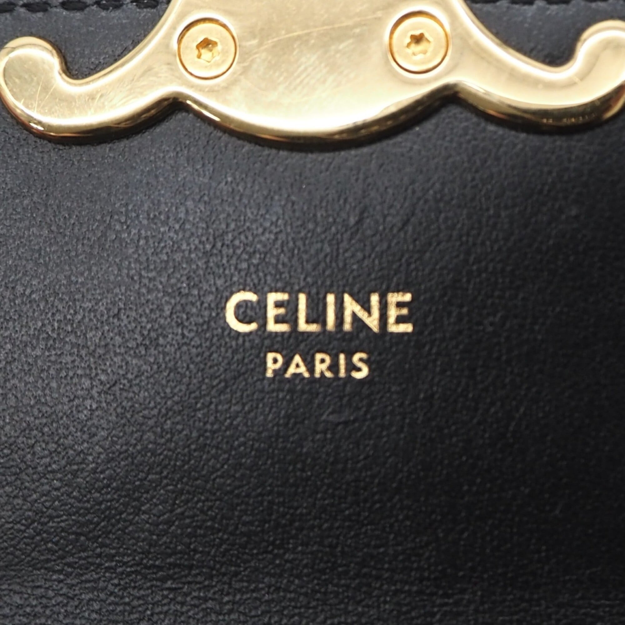 Celine Black Leather Shoulder Bag (Pre-Owned)