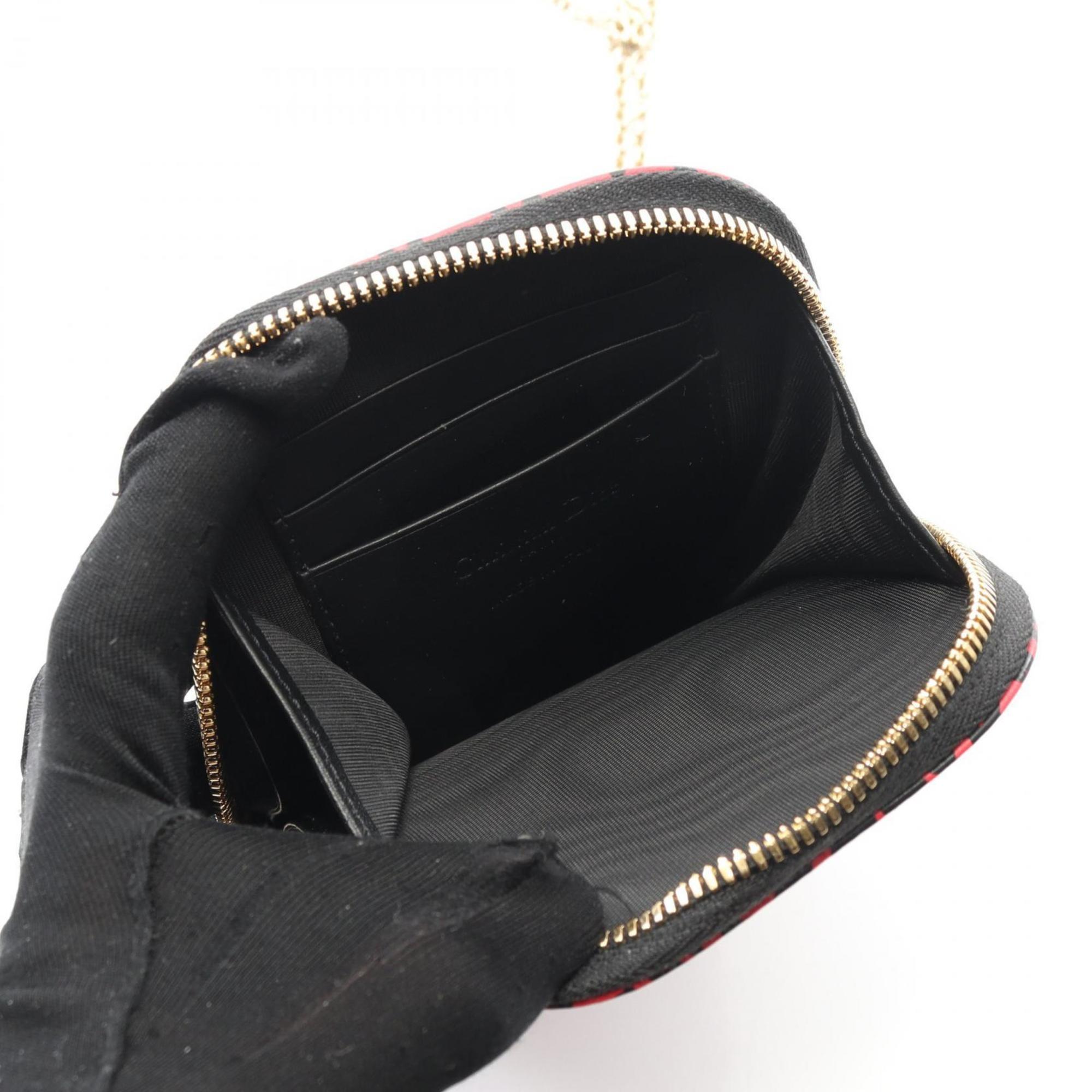 Christian Dior Black Pink Leather Handbag (Pre-Owned)
