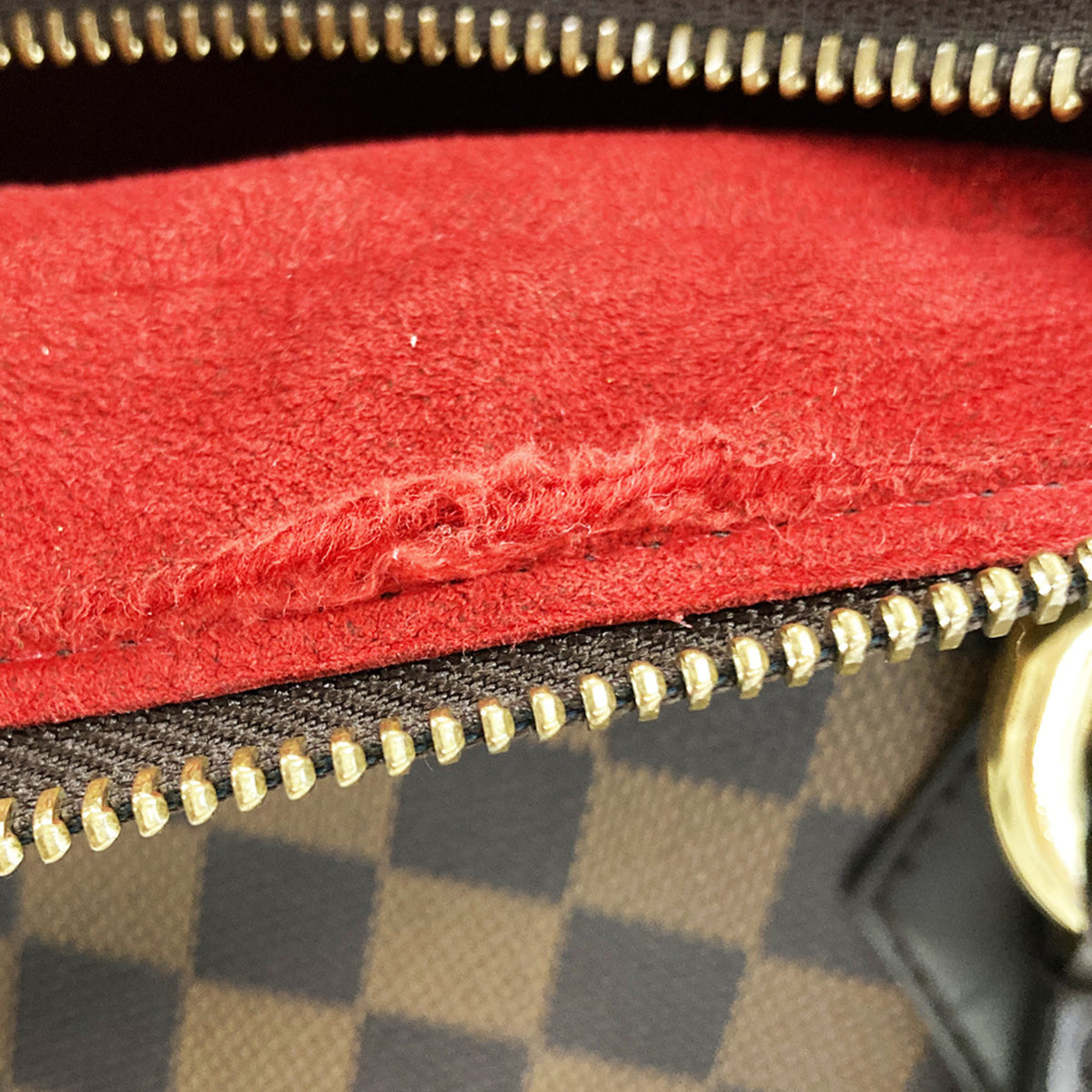 Louis Vuitton Brown Damier Canvas Handbag (Pre-Owned)