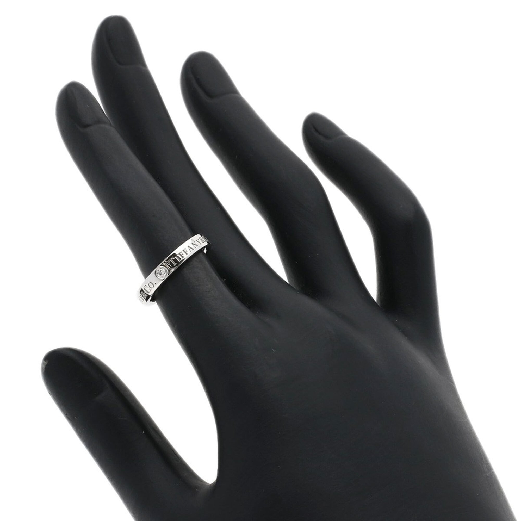 Tiffany Platinum 950 Band Ring (Pre-Owned)