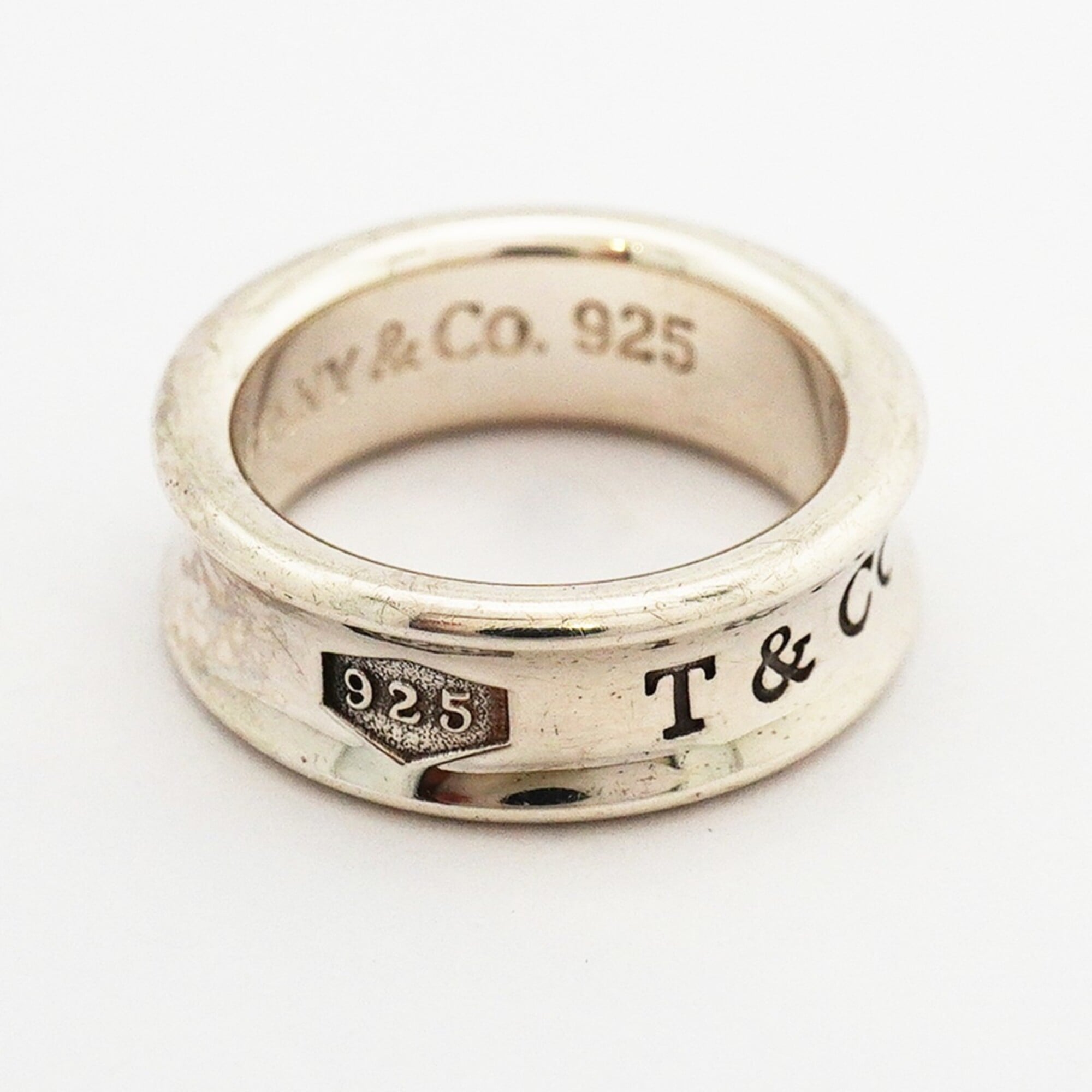Tiffany Silver 925 Band Ring (Pre-Owned)