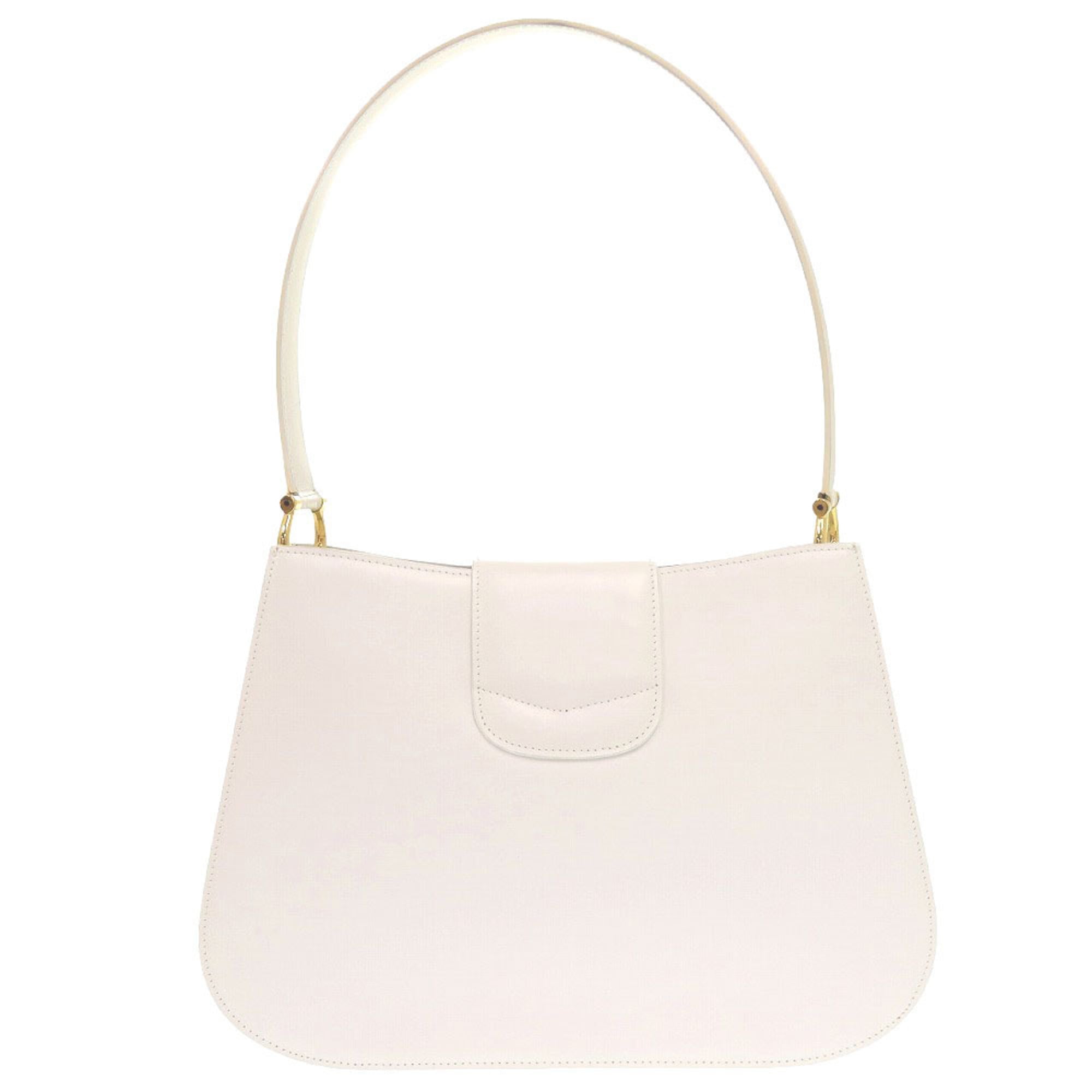 Celine White Leather Handbag (Pre-Owned)