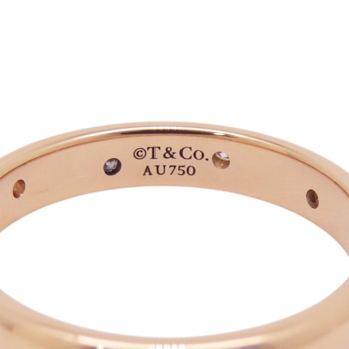 Tiffany Pink Gold (18K) Band Ring (Pre-Owned)
