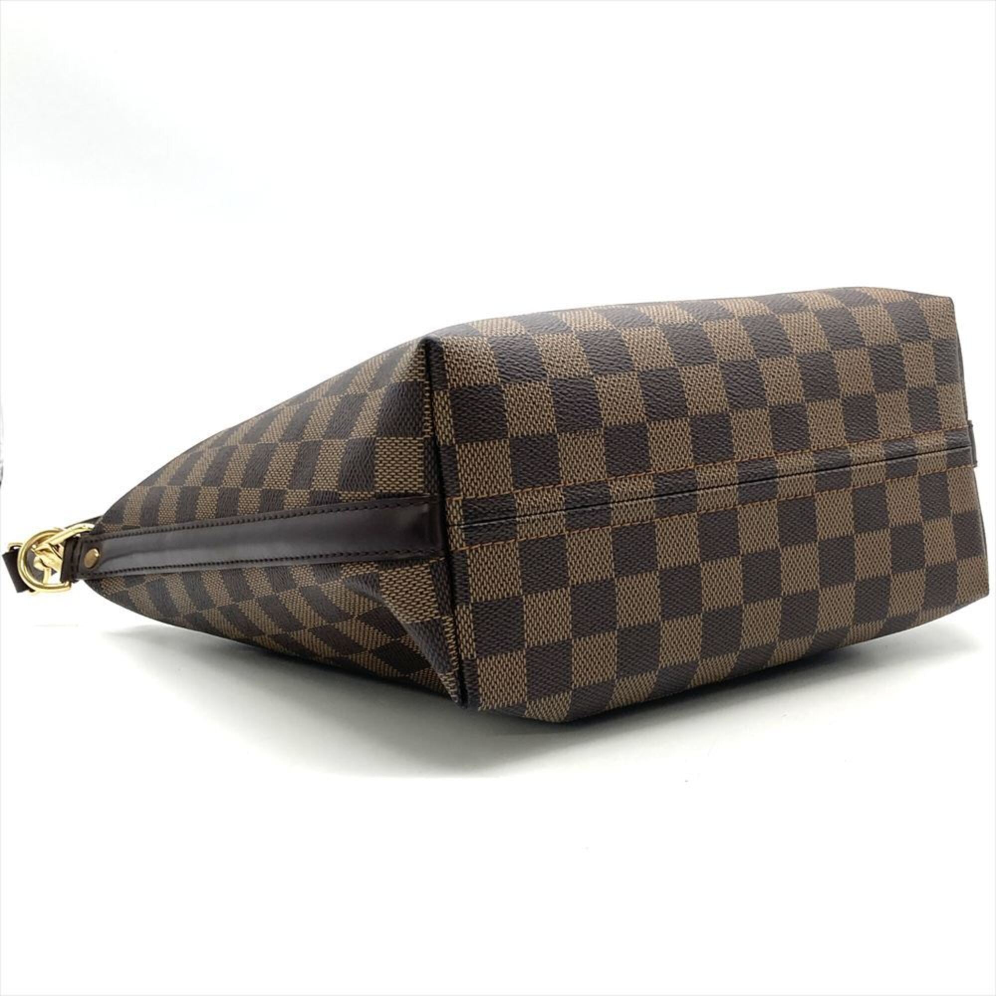 Louis Vuitton Brown Damier Canvas Ebene Damier Canvas Shoulder Bag (Pre-Owned)
