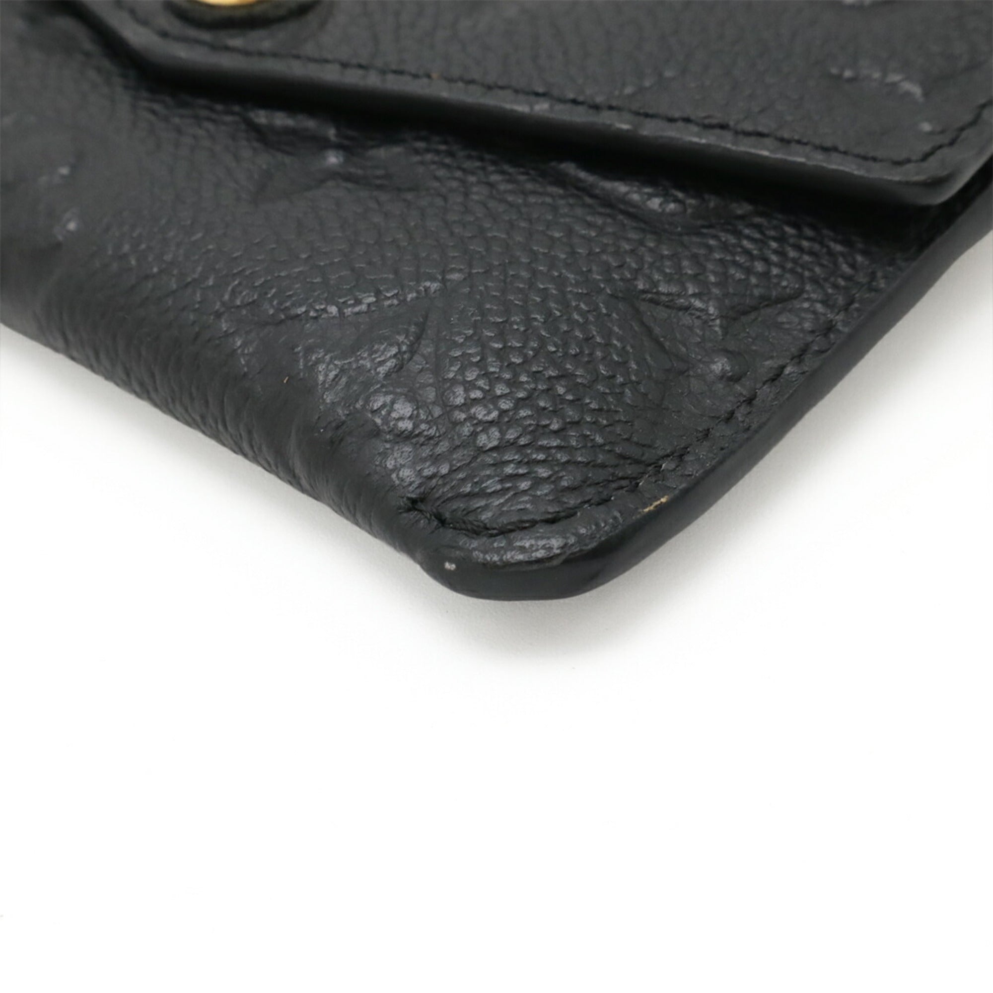 Louis Vuitton Monogram Empreinte Black Noir Monogram Empreinte Coin Purse/Coin Case (Pre-Owned)