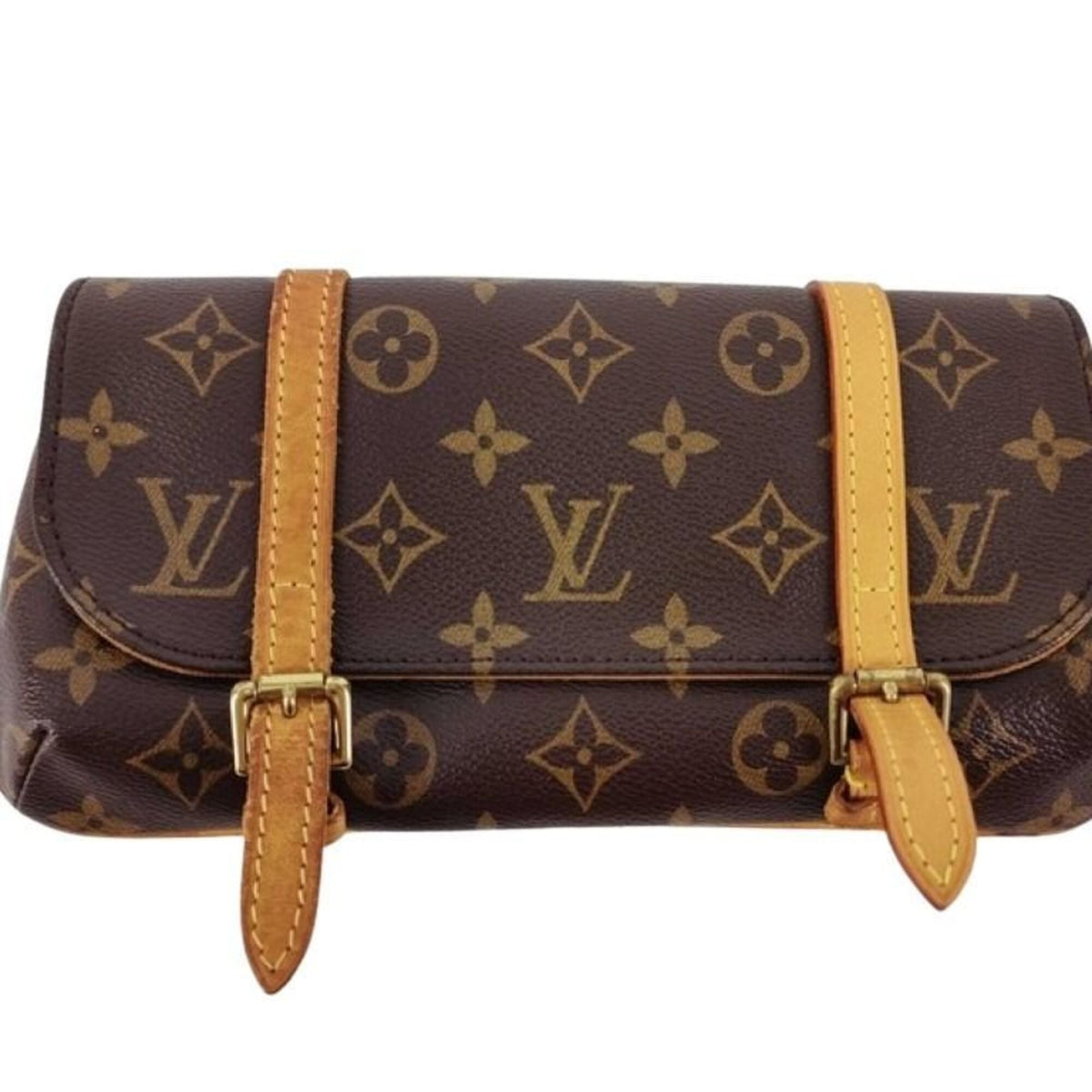 Louis Vuitton Brown Monogram Monogram Clutch Bag Fanny Pack Pochette Pouch (Pre-Owned)