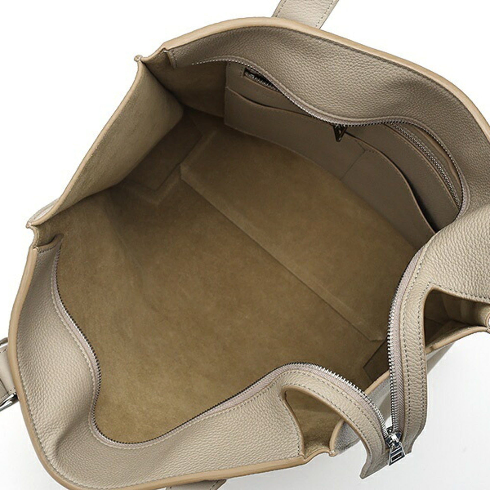 Loewe Grayish Leather Tote Bag (Pre-Owned)