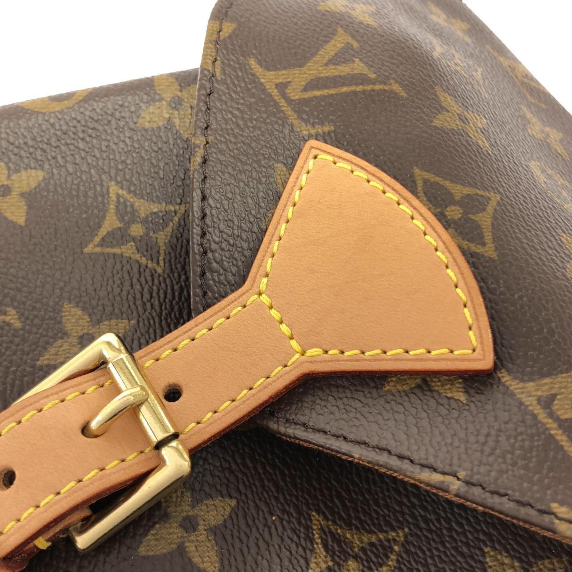 Louis Vuitton Marron Monogram Coated Canvas Backpack (Pre-Owned)