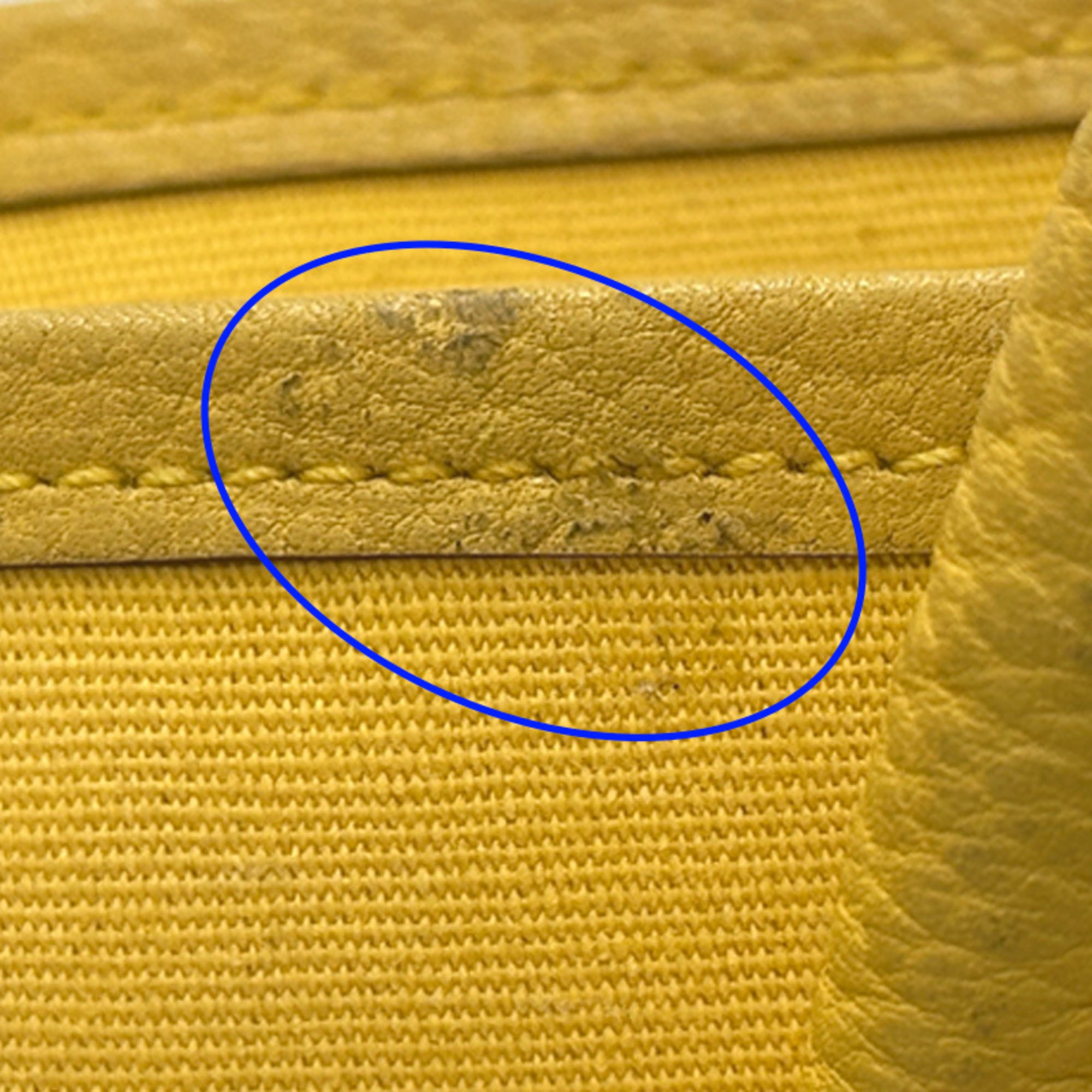 Hermes Yellow Toile Officier Tote Bag (Pre-Owned)