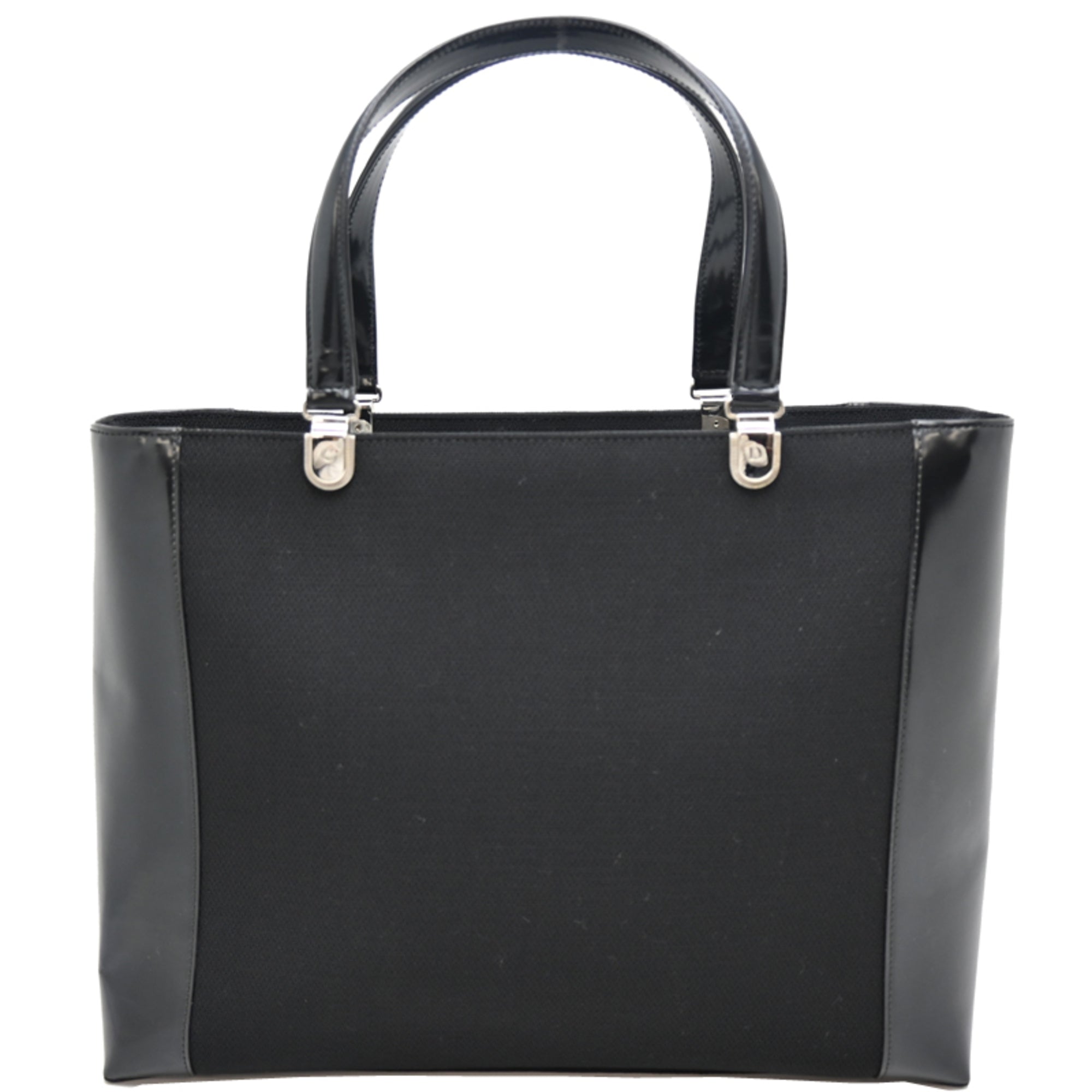 Christian Dior Black Canvas Tote Bag (Pre-Owned)