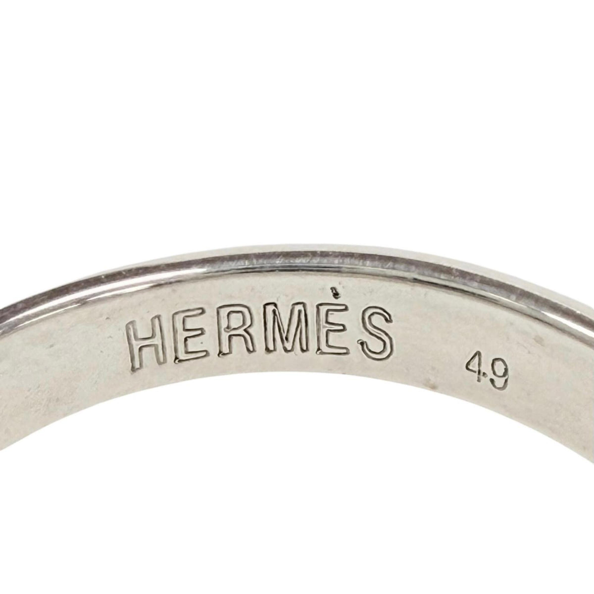 Hermes Gold Silver Gold (18K) Silver 925 Band Ring (Pre-Owned)