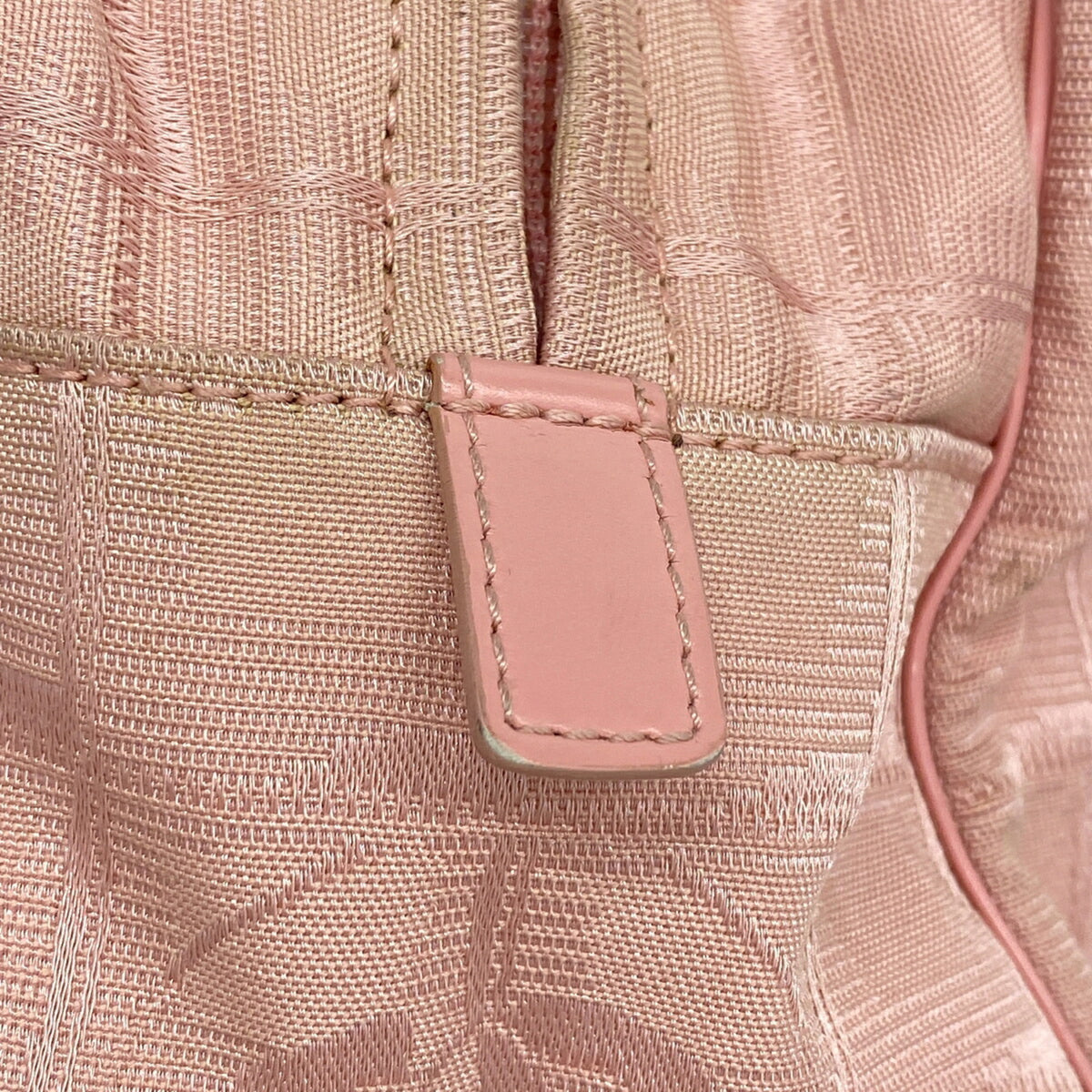 Chanel Pink Nylon Handbag (Pre-Owned)