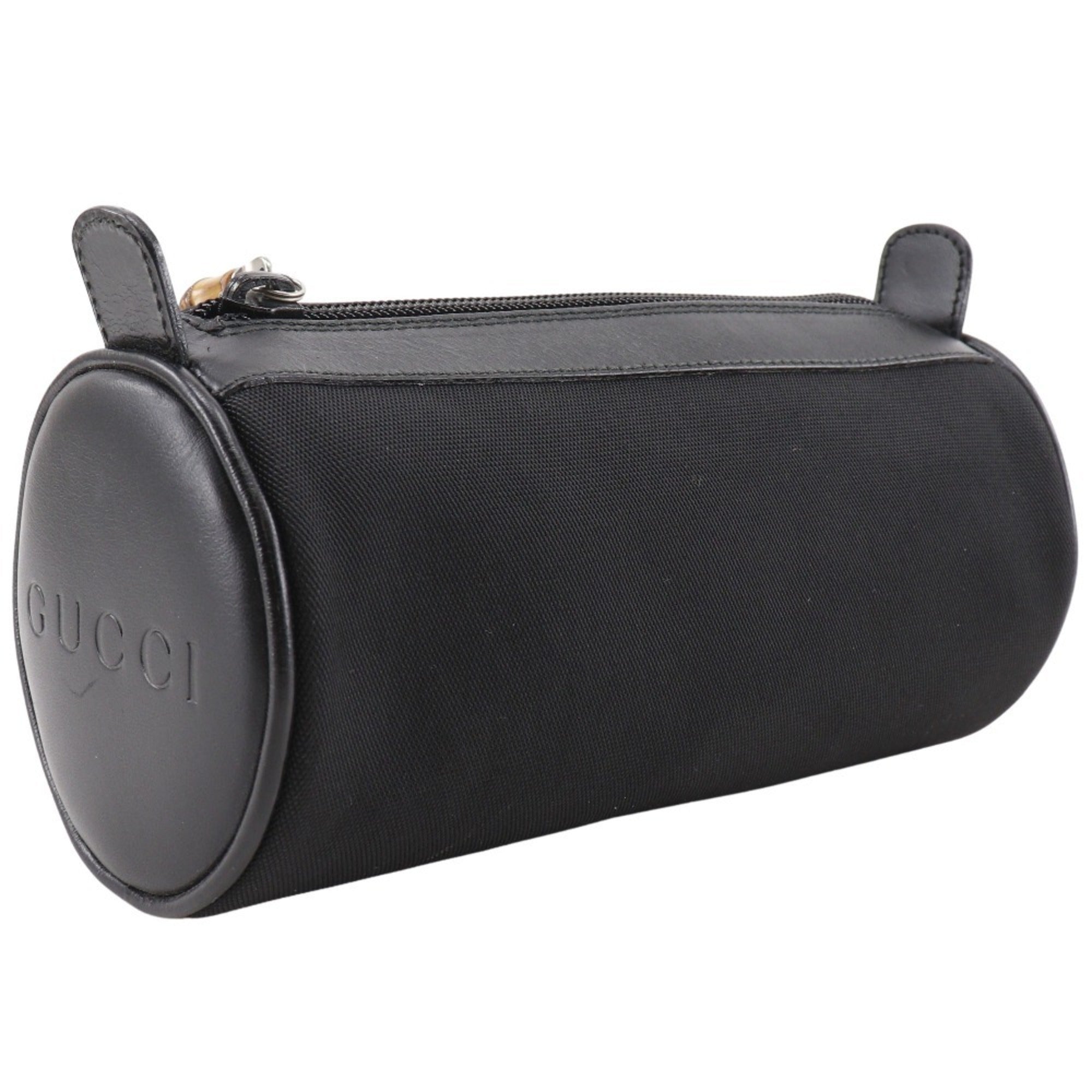Gucci Black Nylon Canvas Pouch (Pre-Owned)