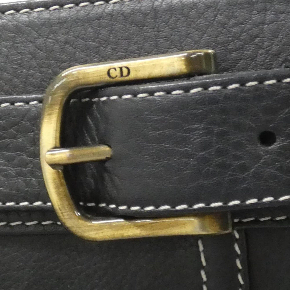 Christian Dior Black Leather Handbag (Pre-Owned)