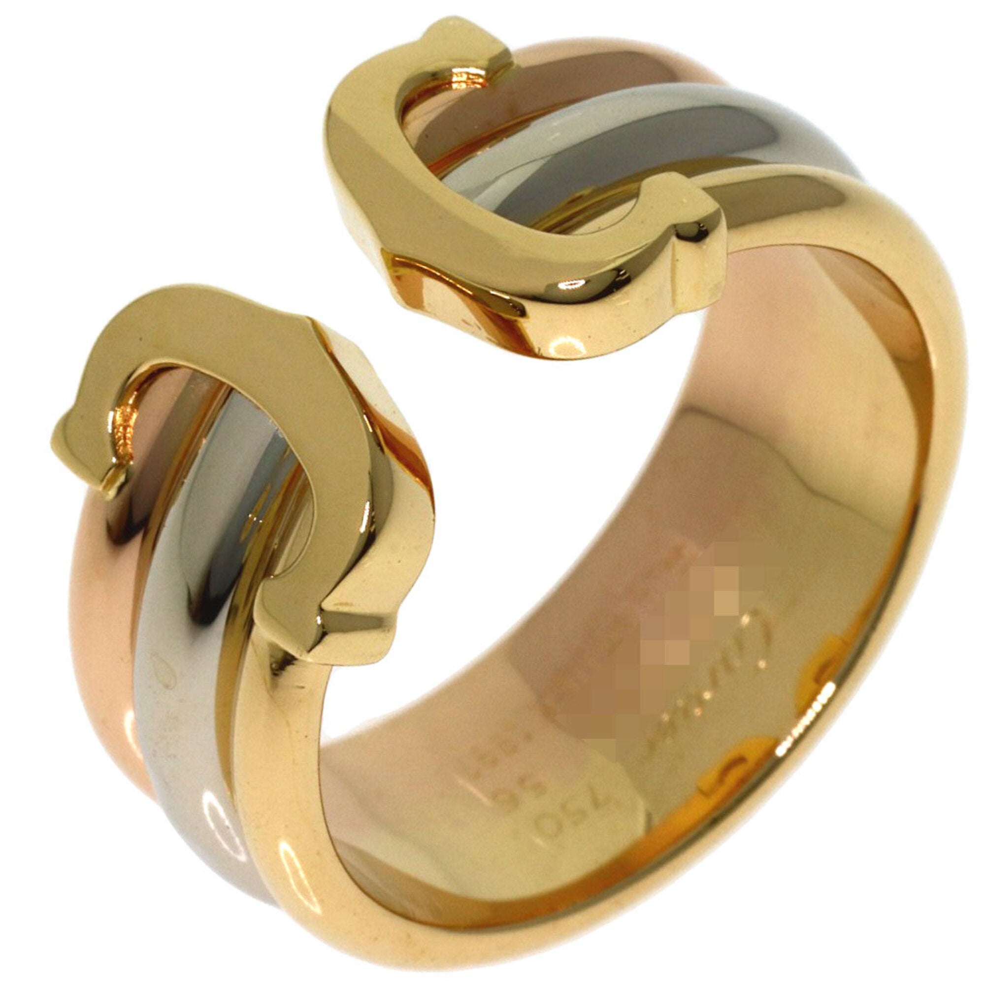Cartier Yellow Gold (18K) Pink Gold (18K) White Gold (18K) Band Ring (Pre-Owned)