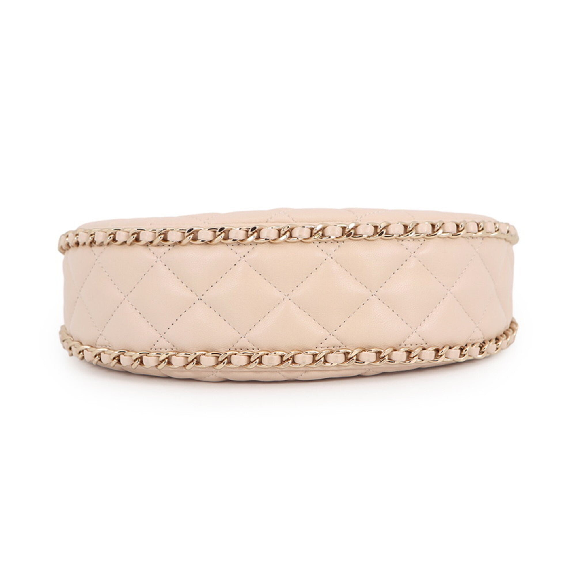 Chanel Beige Leather Shoulder Bag (Pre-Owned)