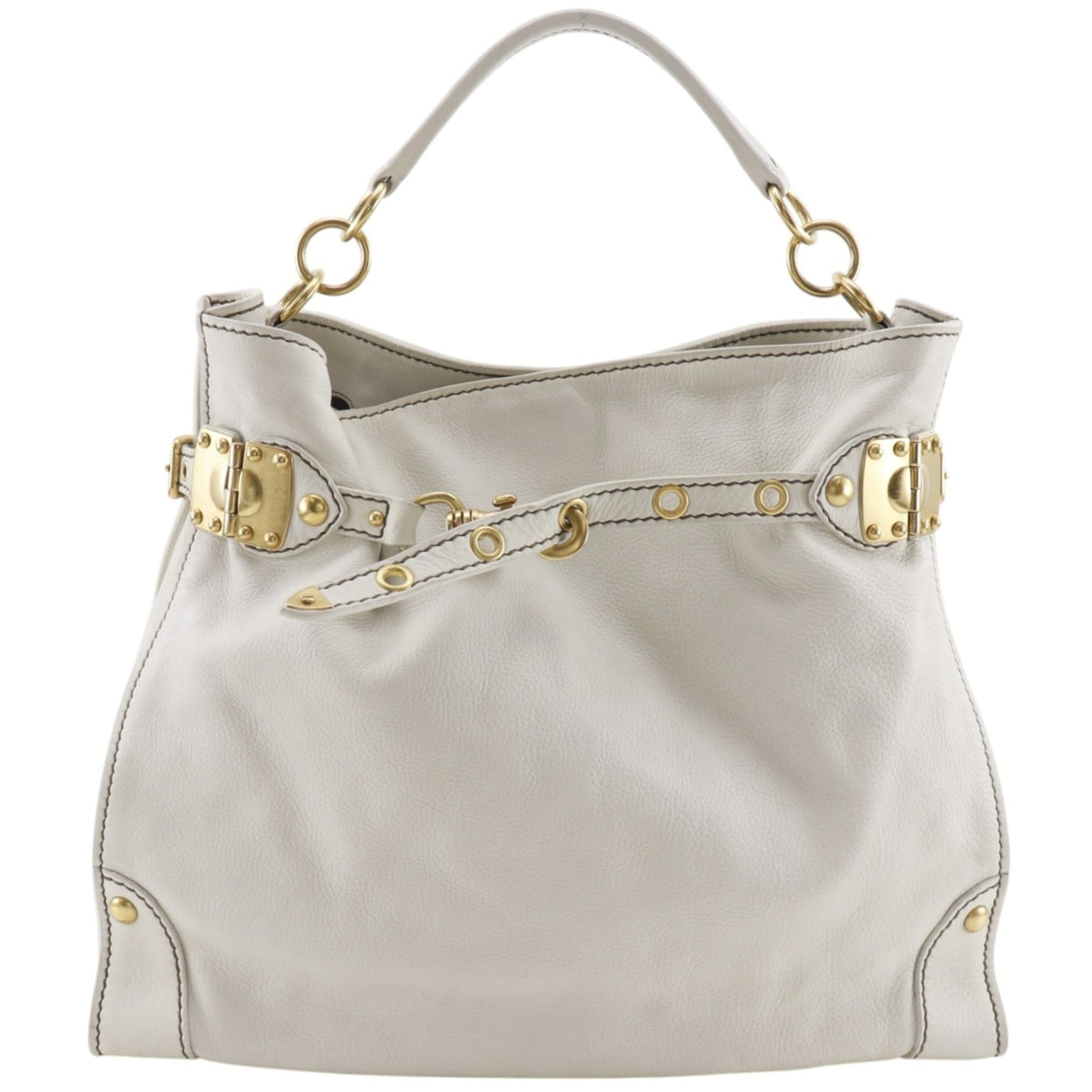 Miu Miu Leather Shoulder Bag (Pre-Owned)