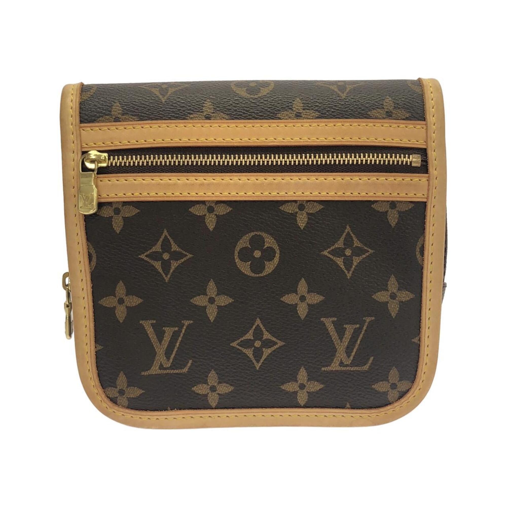 Louis Vuitton Marron Coated Canvas Shoulder Bag (Pre-Owned)