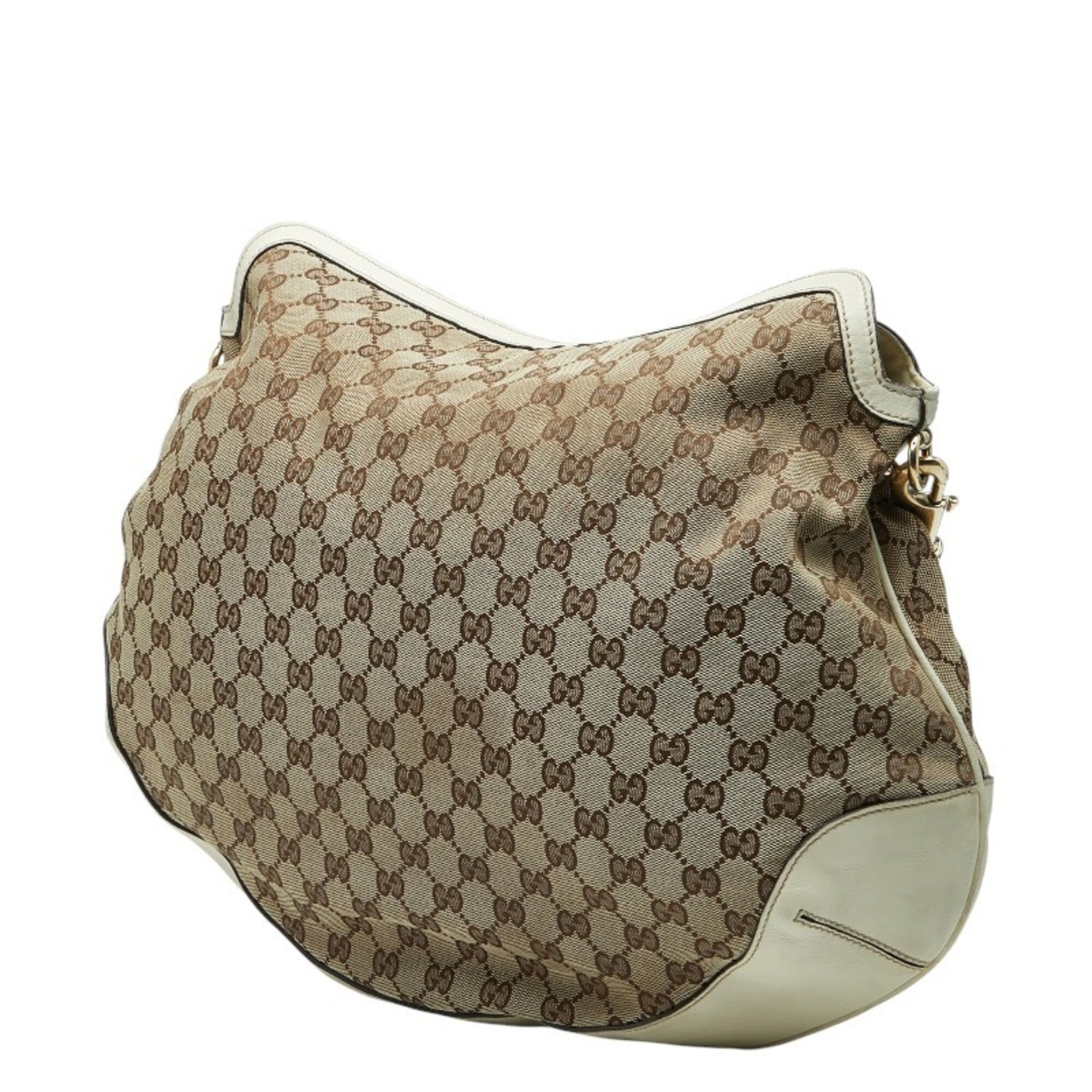 Gucci Beige Ivory Ivory Shoulder Bag (Pre-Owned)