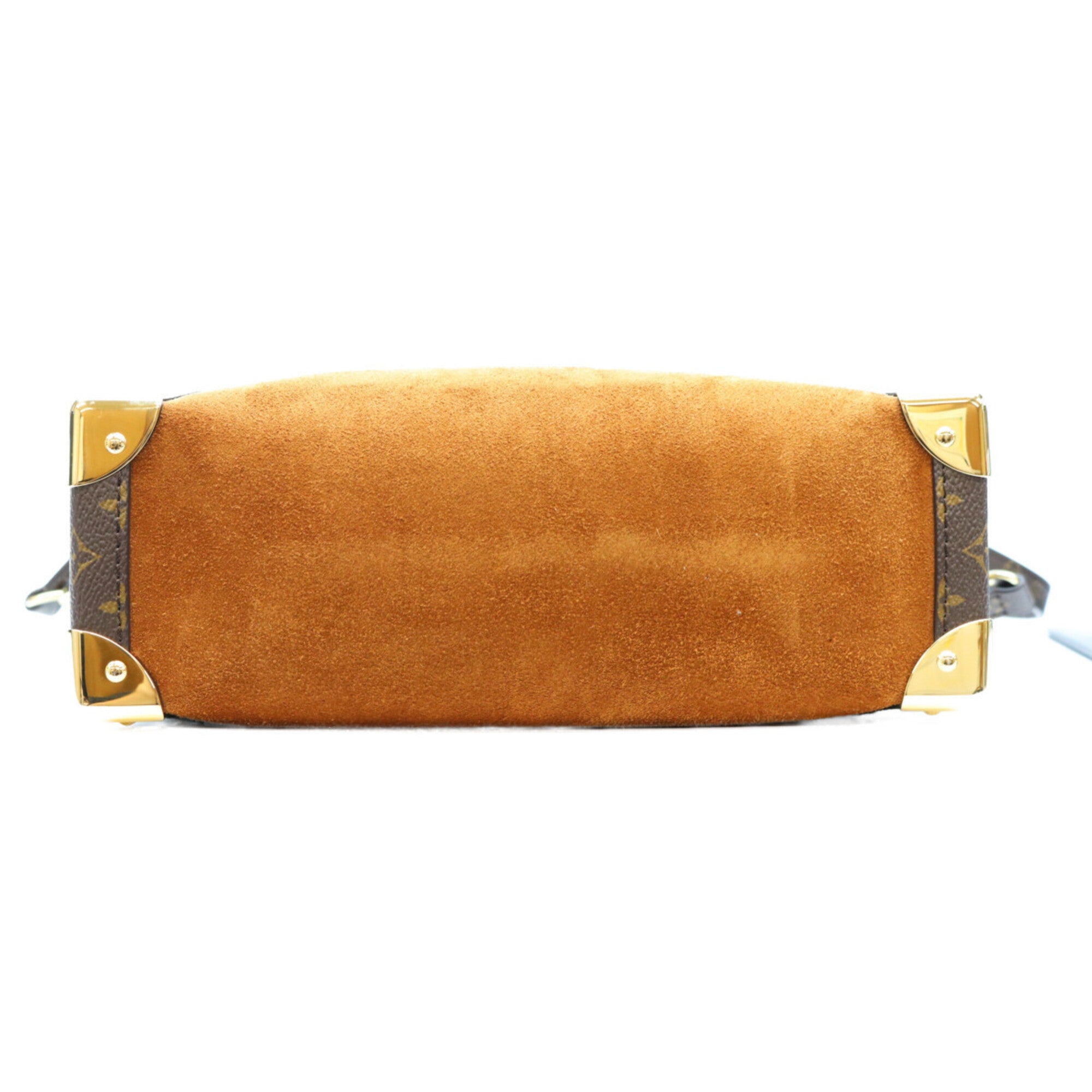 Louis Vuitton Brown Suede Shoulder Bag (Pre-Owned)