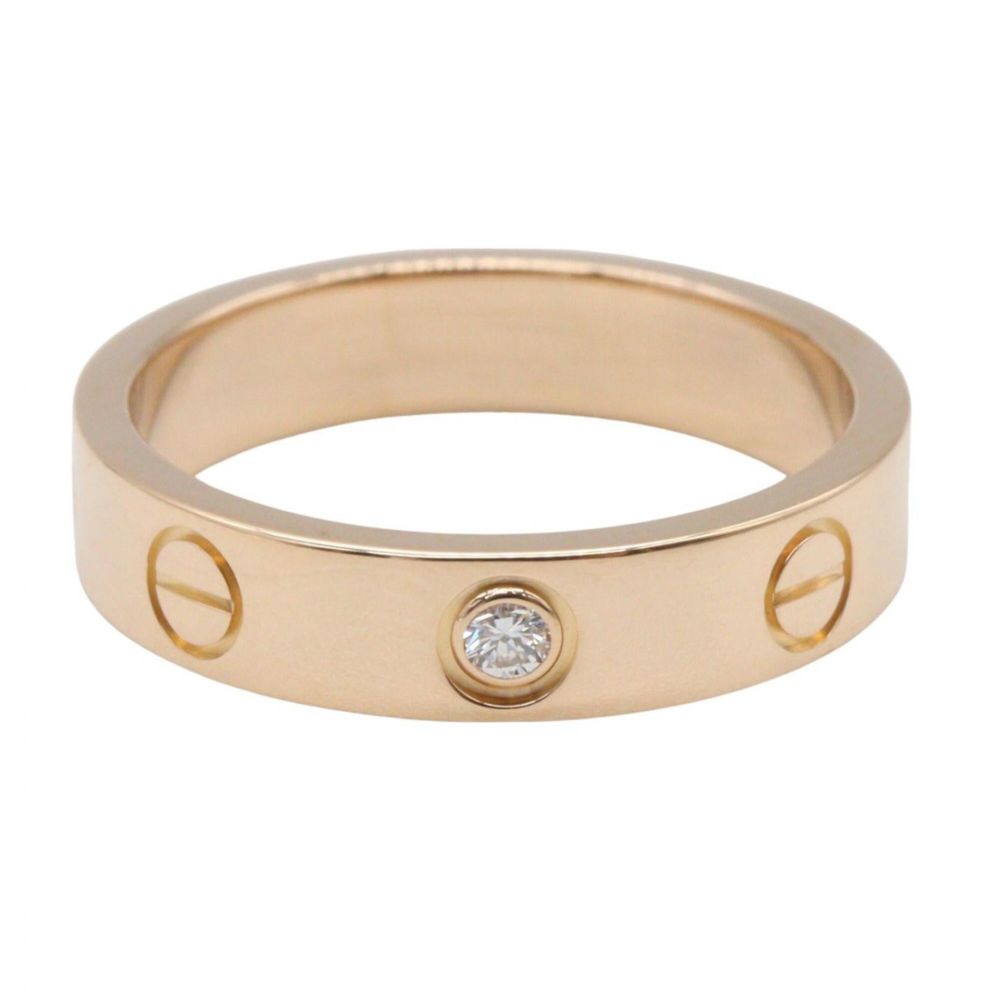 Cartier Gold Clear Pink Gold (18K) Band Ring (Pre-Owned)