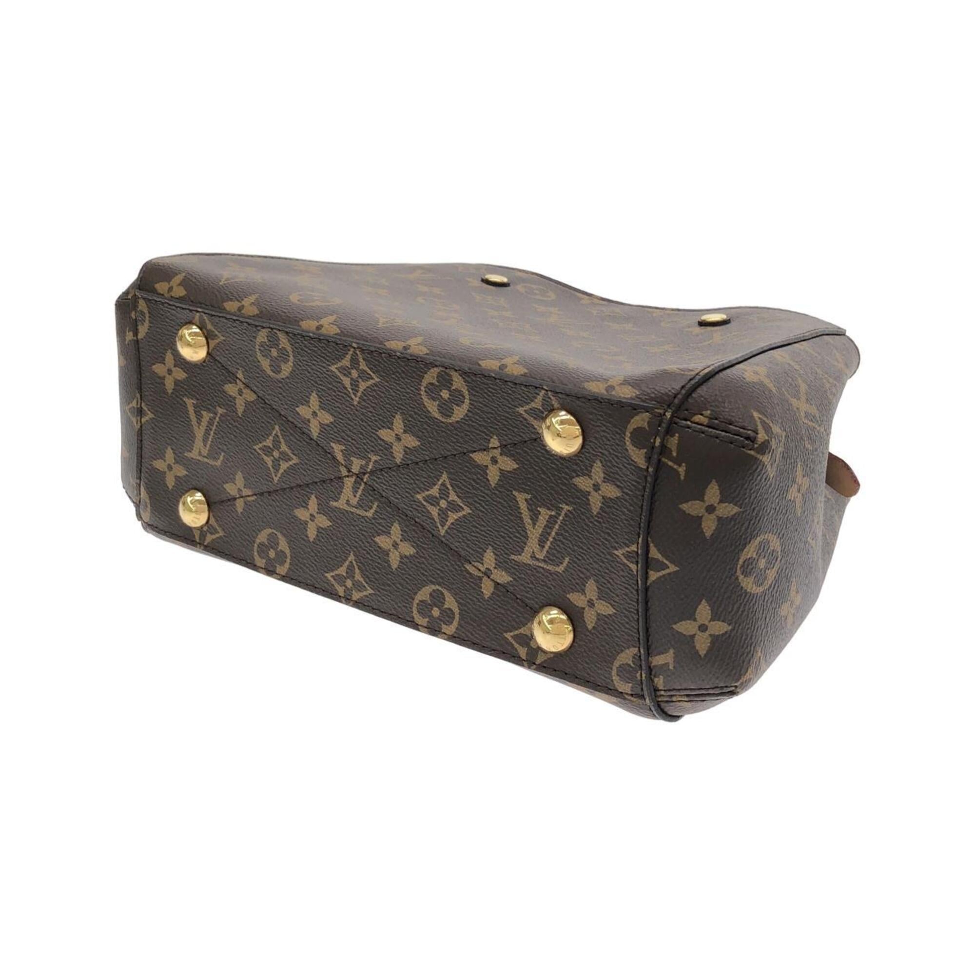 Louis Vuitton Marron Monogram Coated Canvas Handbag (Pre-Owned)
