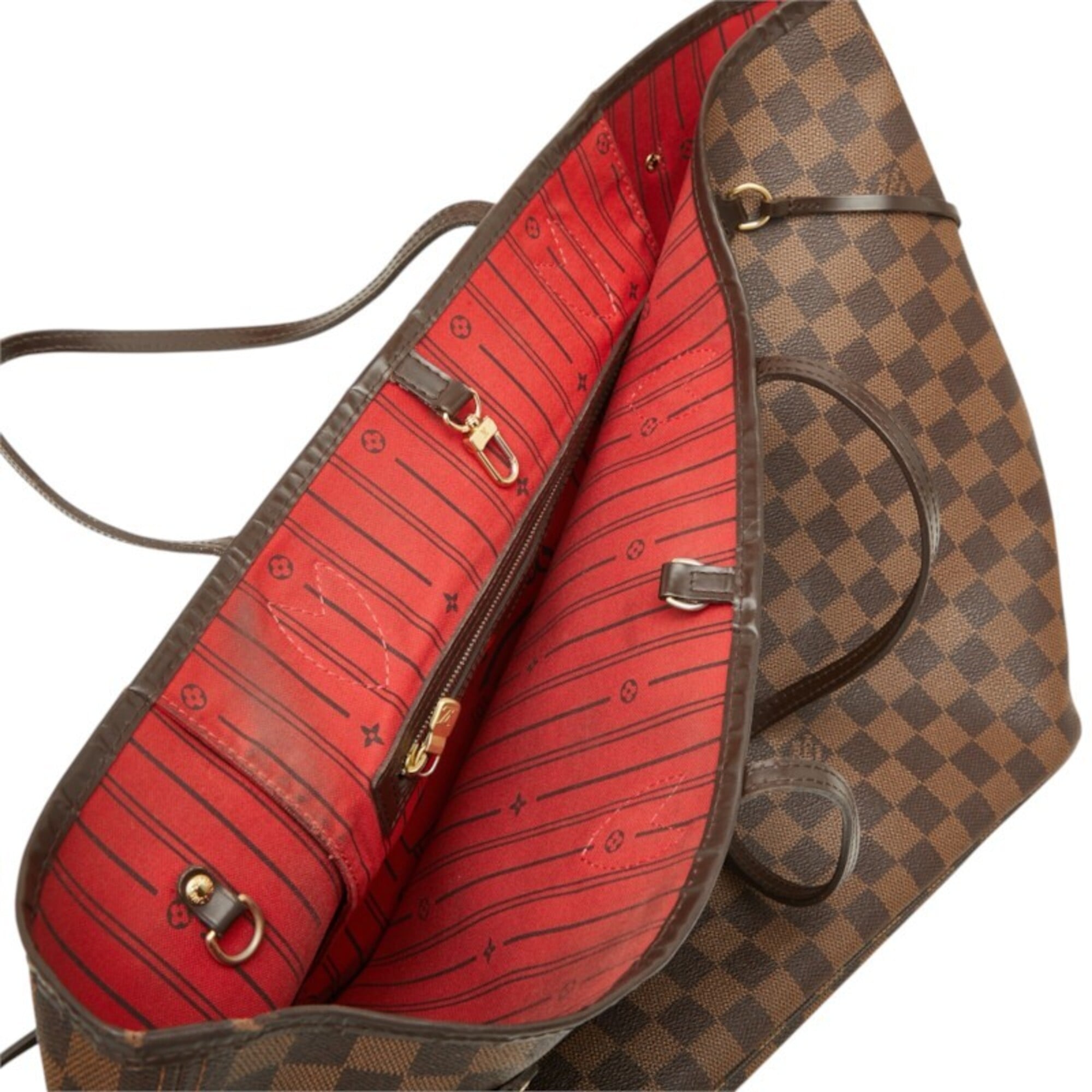 Louis Vuitton Damier Brown Pvc Leather Shoulder Bag Tote Bag (Pre-Owned)