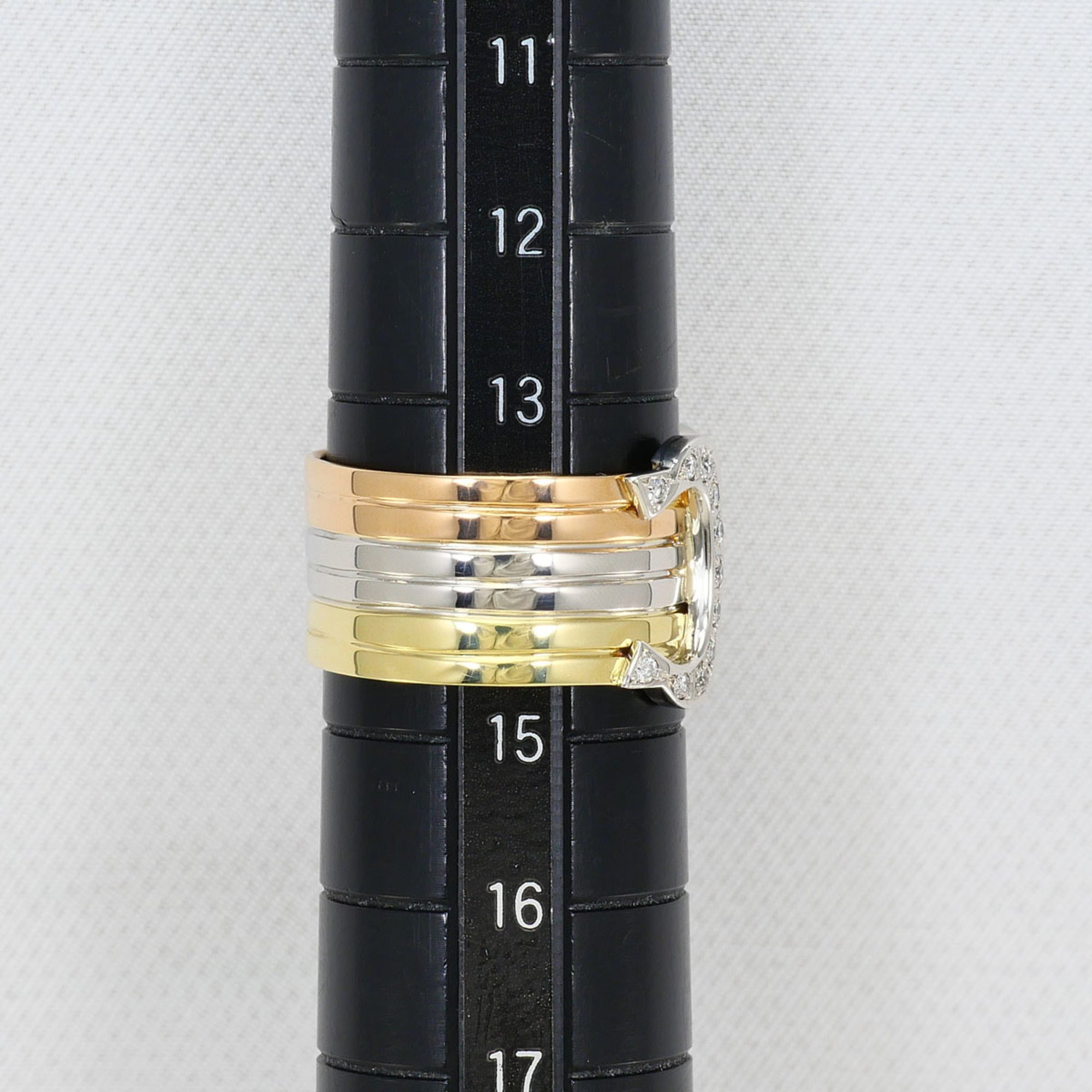 Unbranded Pink Gold Platinum Yellow Gold Yellow Gold (18K) Pink Gold (18K) Platinum 900 Band Ring (Pre-Owned)