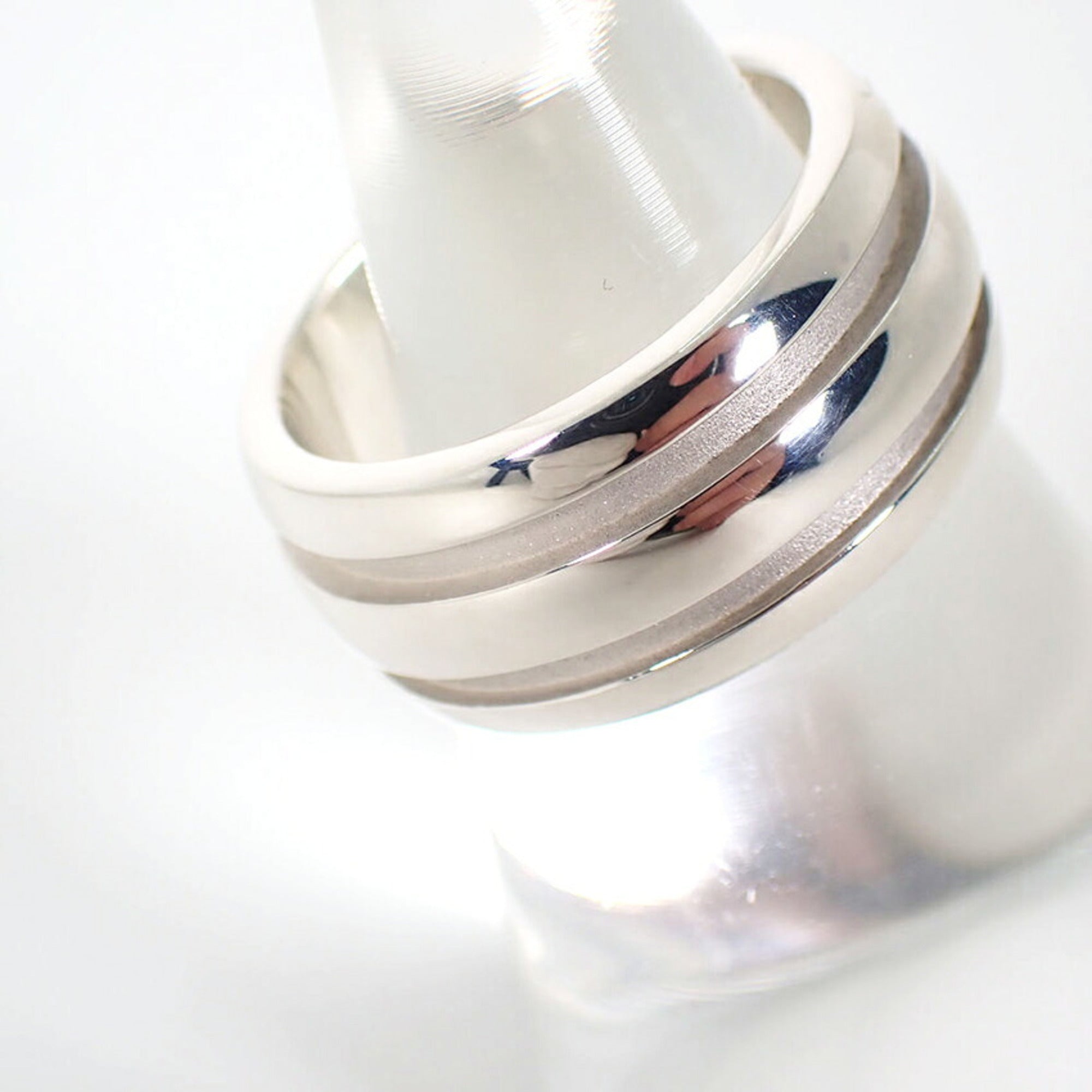Tiffany Sterling Silver 925 Band Ring (Pre-Owned)