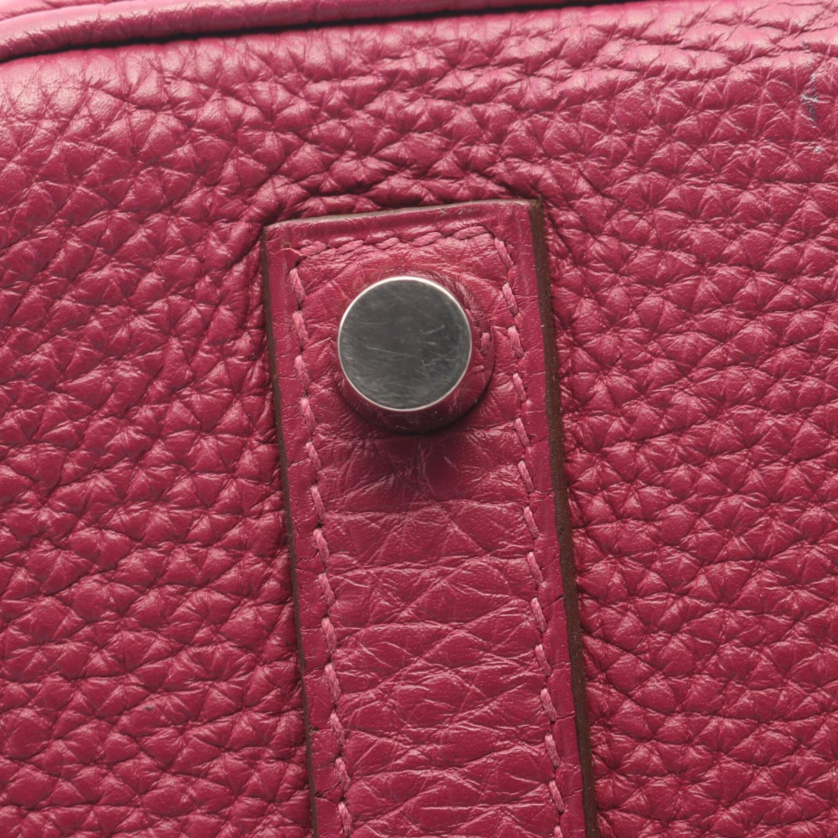 Hermes Pink Togo Leather Handbag (Pre-Owned)