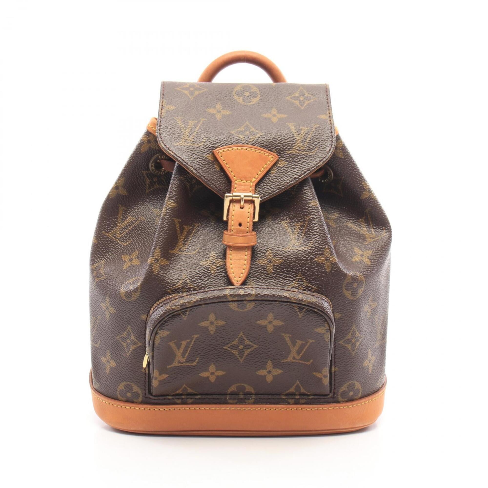 Louis Vuitton Brown Monogram Monogram Leather Backpack (Pre-Owned)