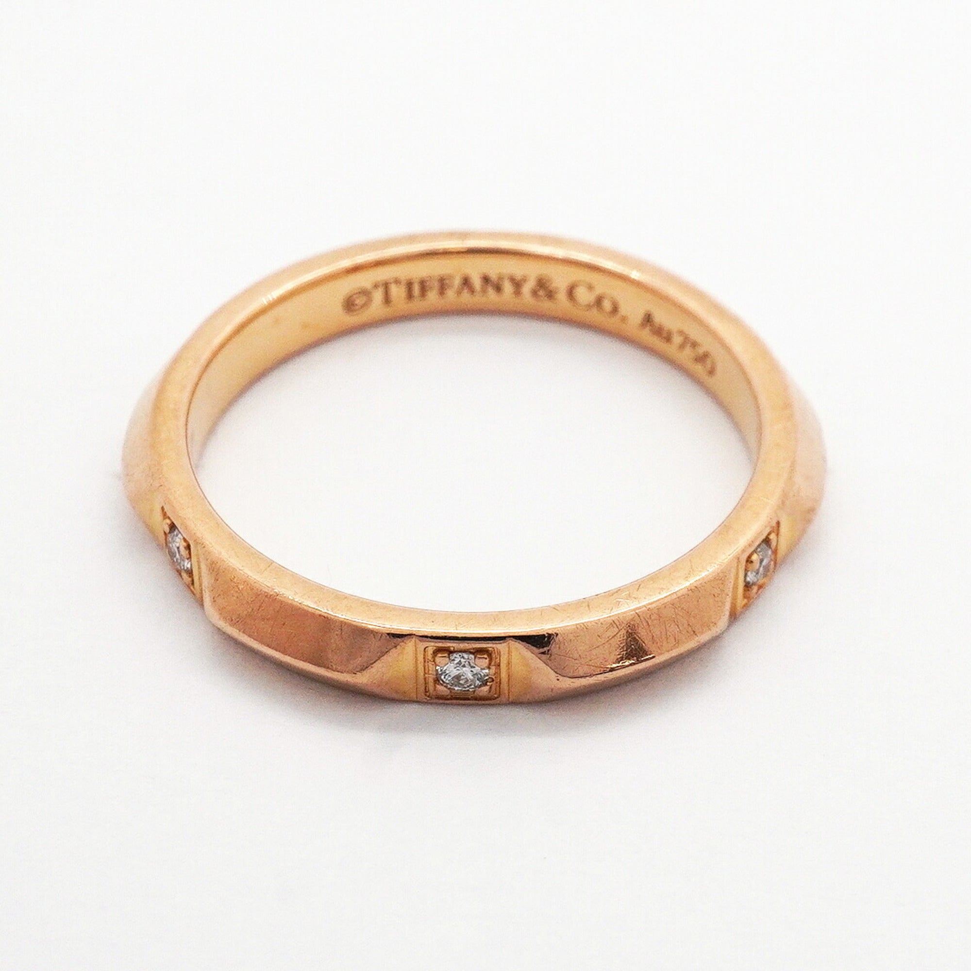 Tiffany Pink Gold (18K) Band Ring (Pre-Owned)