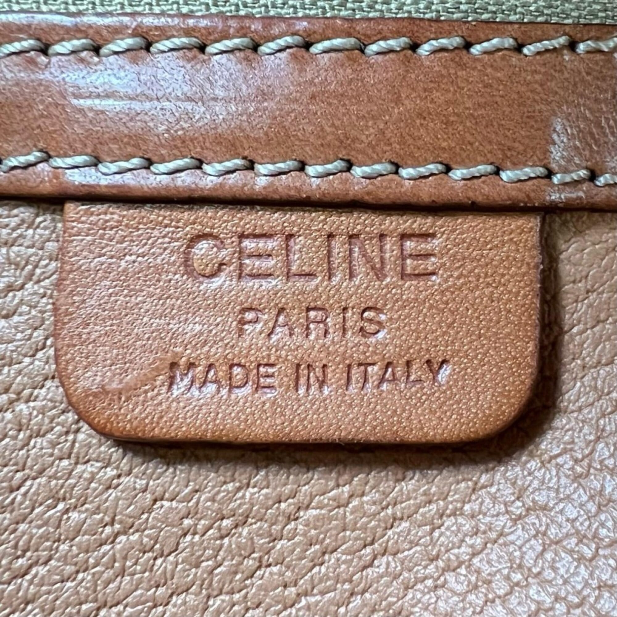 Celine Brown Leather Shoulder Bag (Pre-Owned)