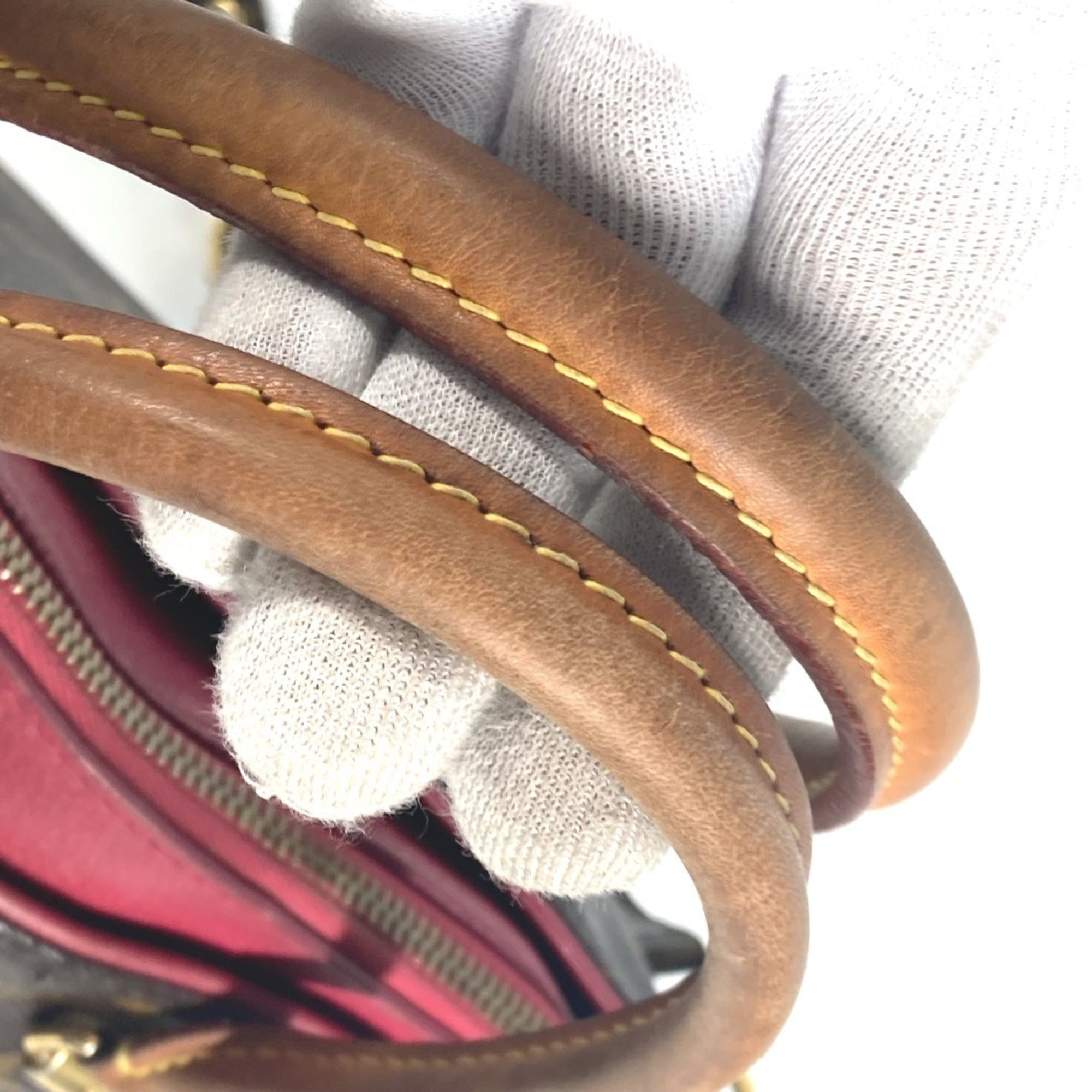 Louis Vuitton Brown Dahlia Monogram Pink Monogram Handbag Shoulder Bag Tote Bag (Pre-Owned)