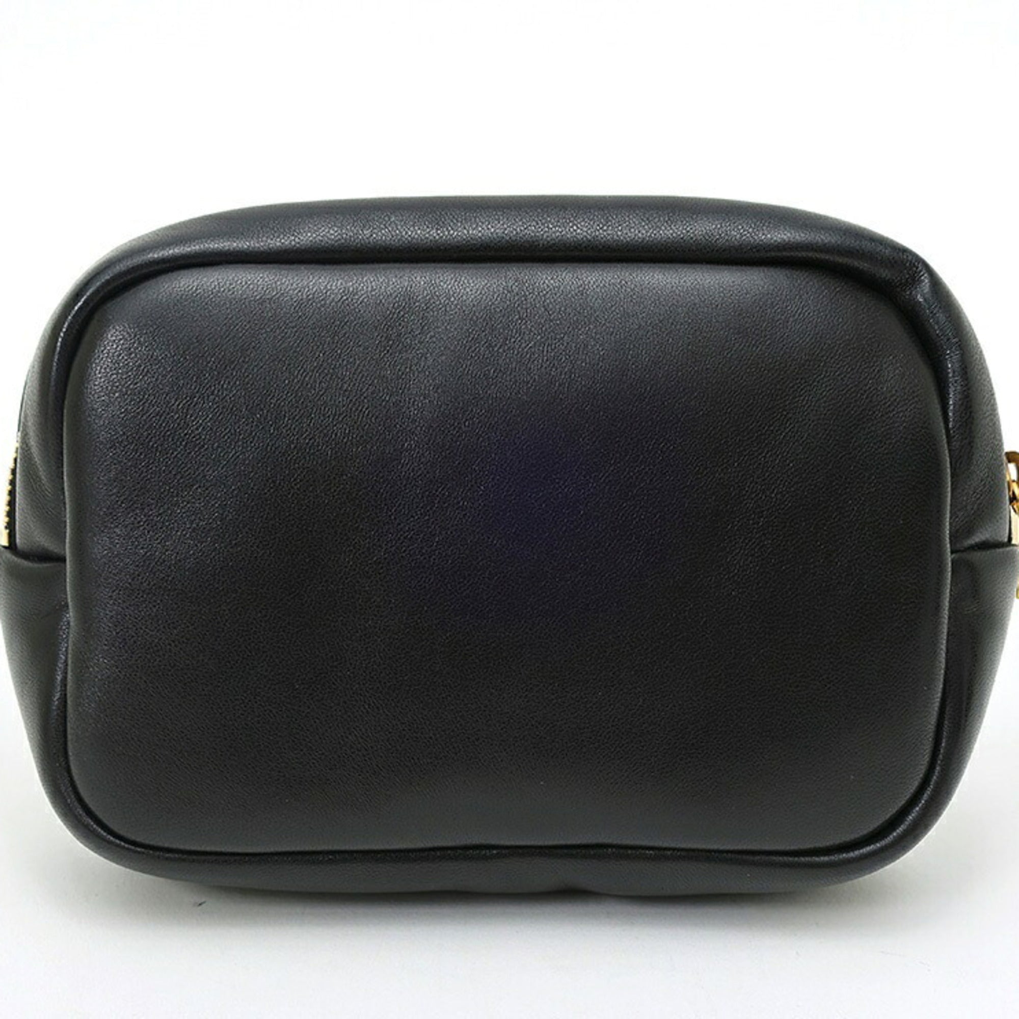Saint Laurent Black Leather Pouch (Pre-Owned)