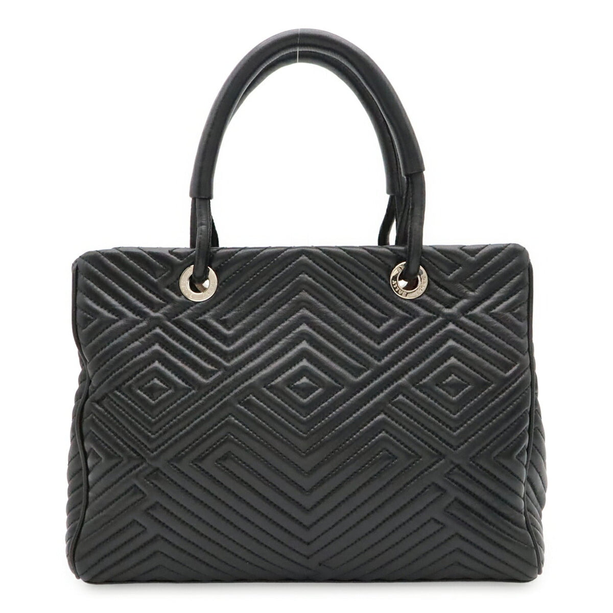 Bally Black Leather Handbag (Pre-Owned)
