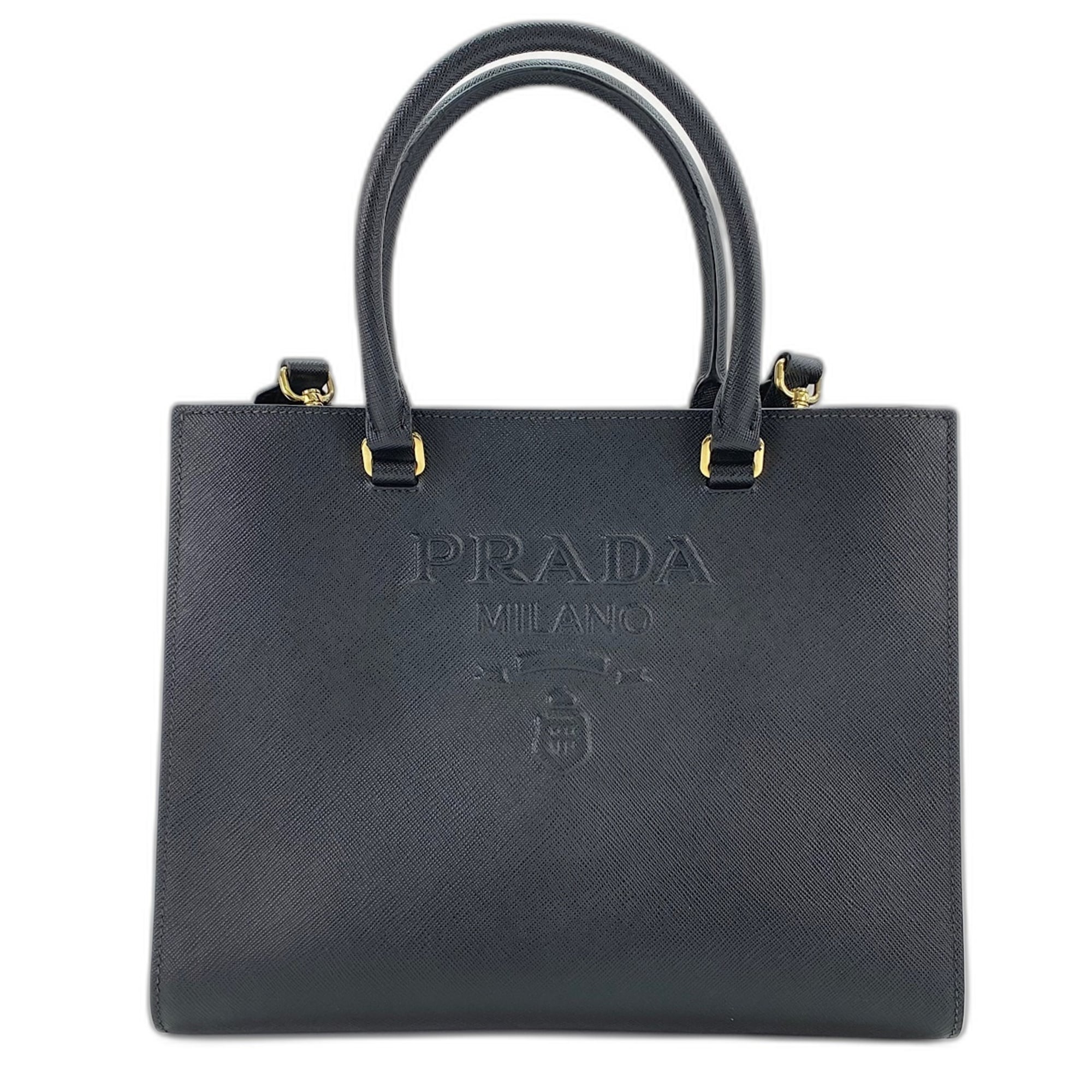 Prada Black Handbag Shoulder Bag (Pre-Owned)