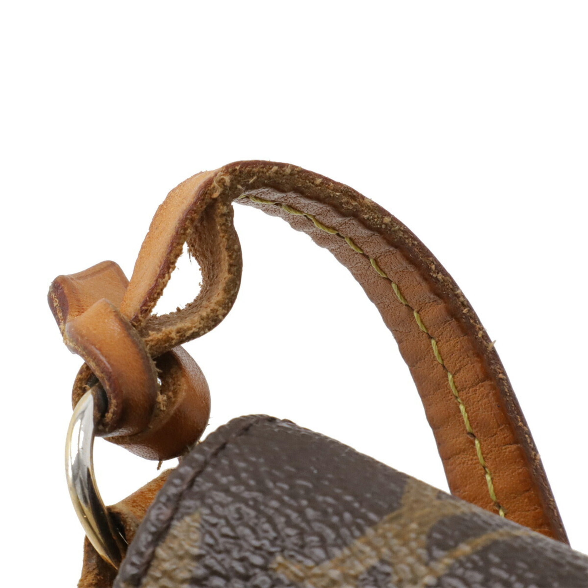 Louis Vuitton Brown Monogram Canvas Clutch Bag Pouch Shoulder Bag (Pre-Owned)