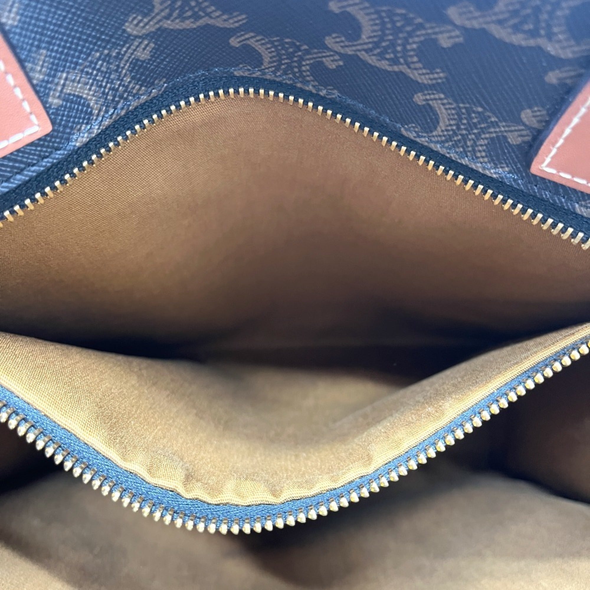 Celine Cabas Brown Pvc Leather Tote Bag (Pre-Owned)