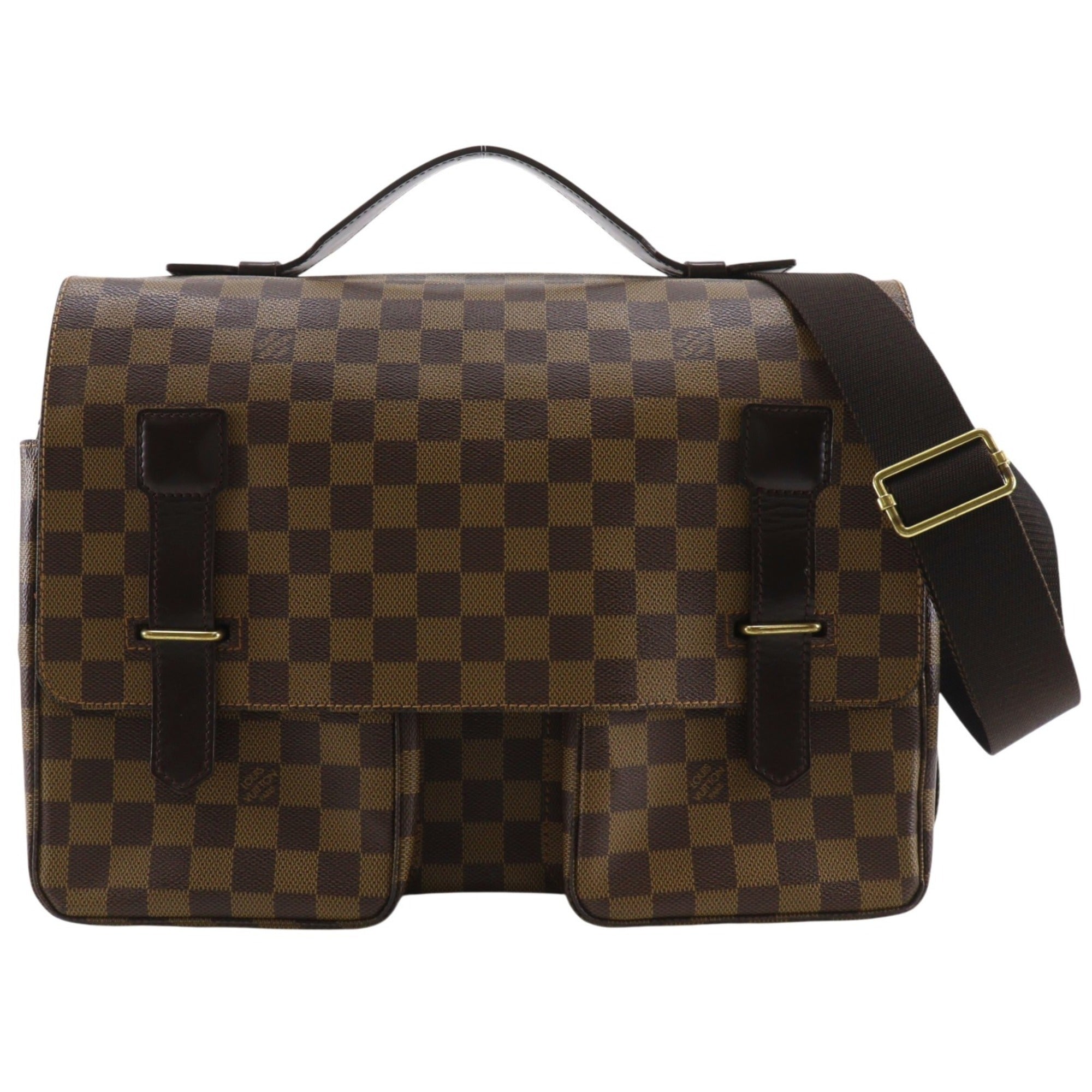 Louis Vuitton Brown Damier Canvas Shoulder Bag (Pre-Owned)